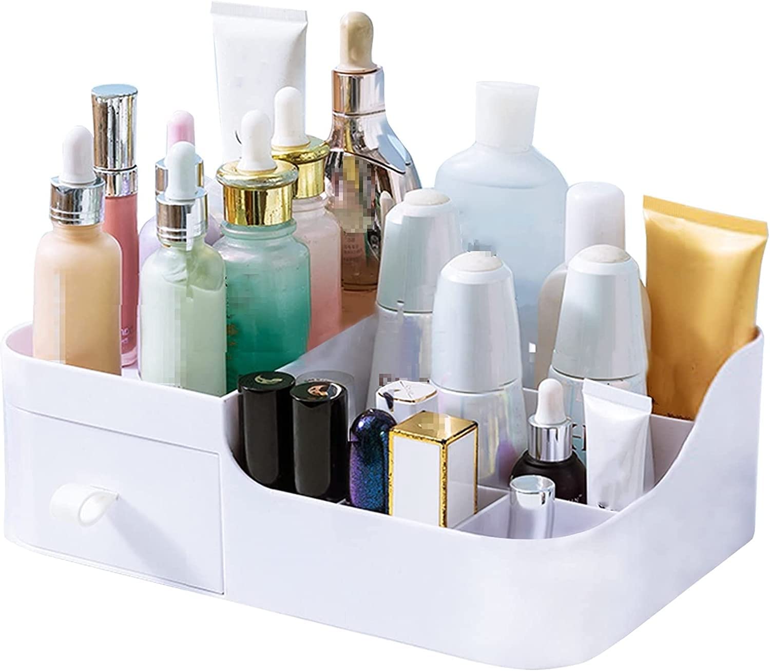 Golden Bird Makeup Organiser Cosmetic Makeup Lipstick Storage Box With Drawer Plastic Case Holder Skin Care Products For Dressin