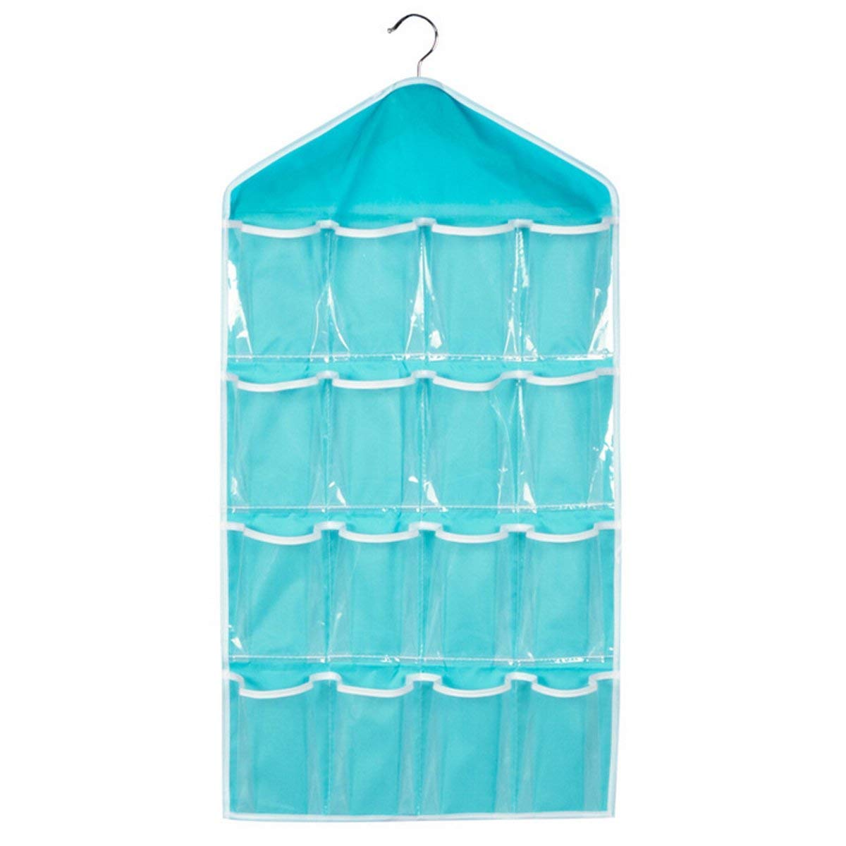 Ladila Multifunctional 16 Grid Underwear Bras Socks Ties Shoes Storage Organizer Box Hanging Bags Closet Organizer