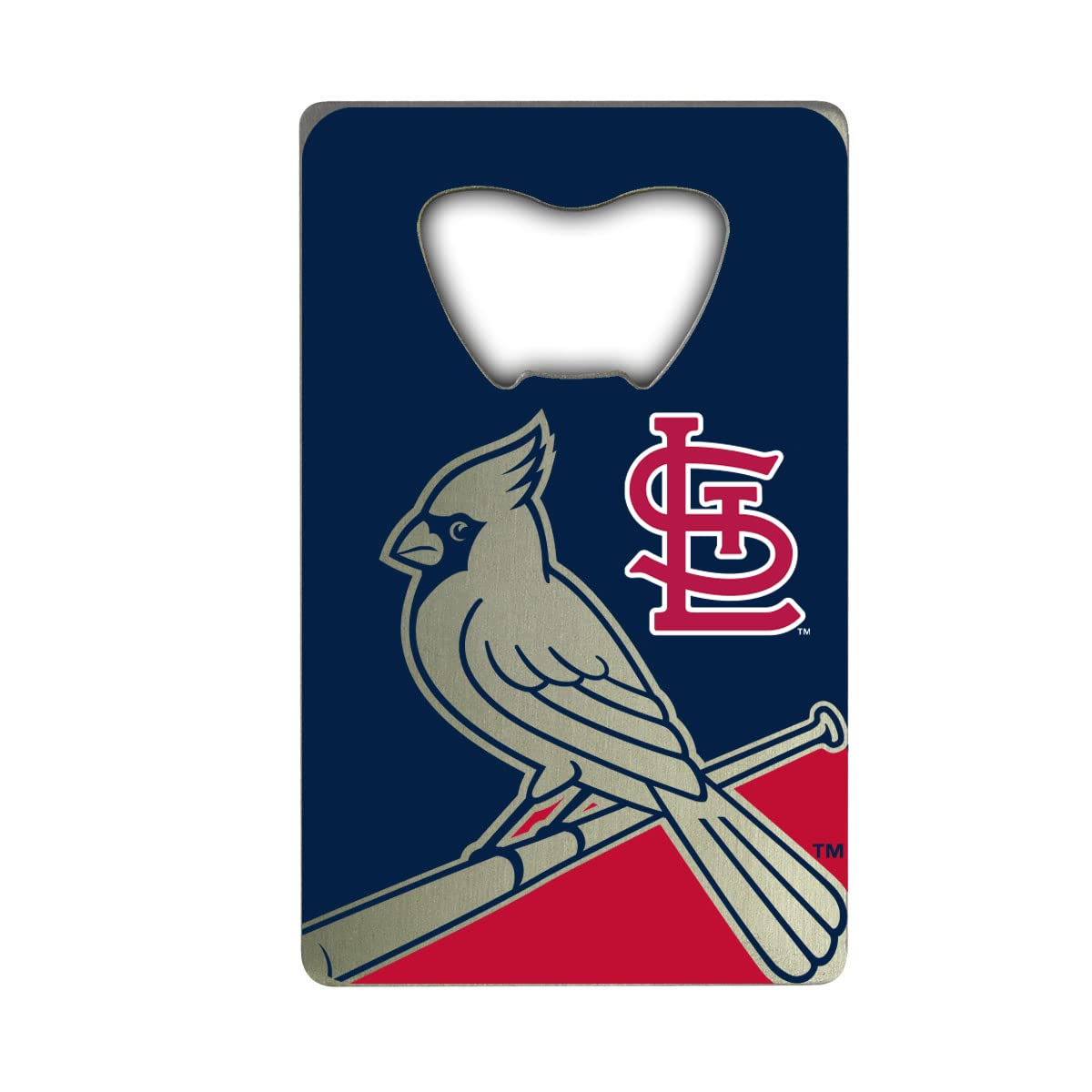 FANMATS 62539 St. Louis Cardinals Credit Card Style Bottle Opener - 2    x 3.25