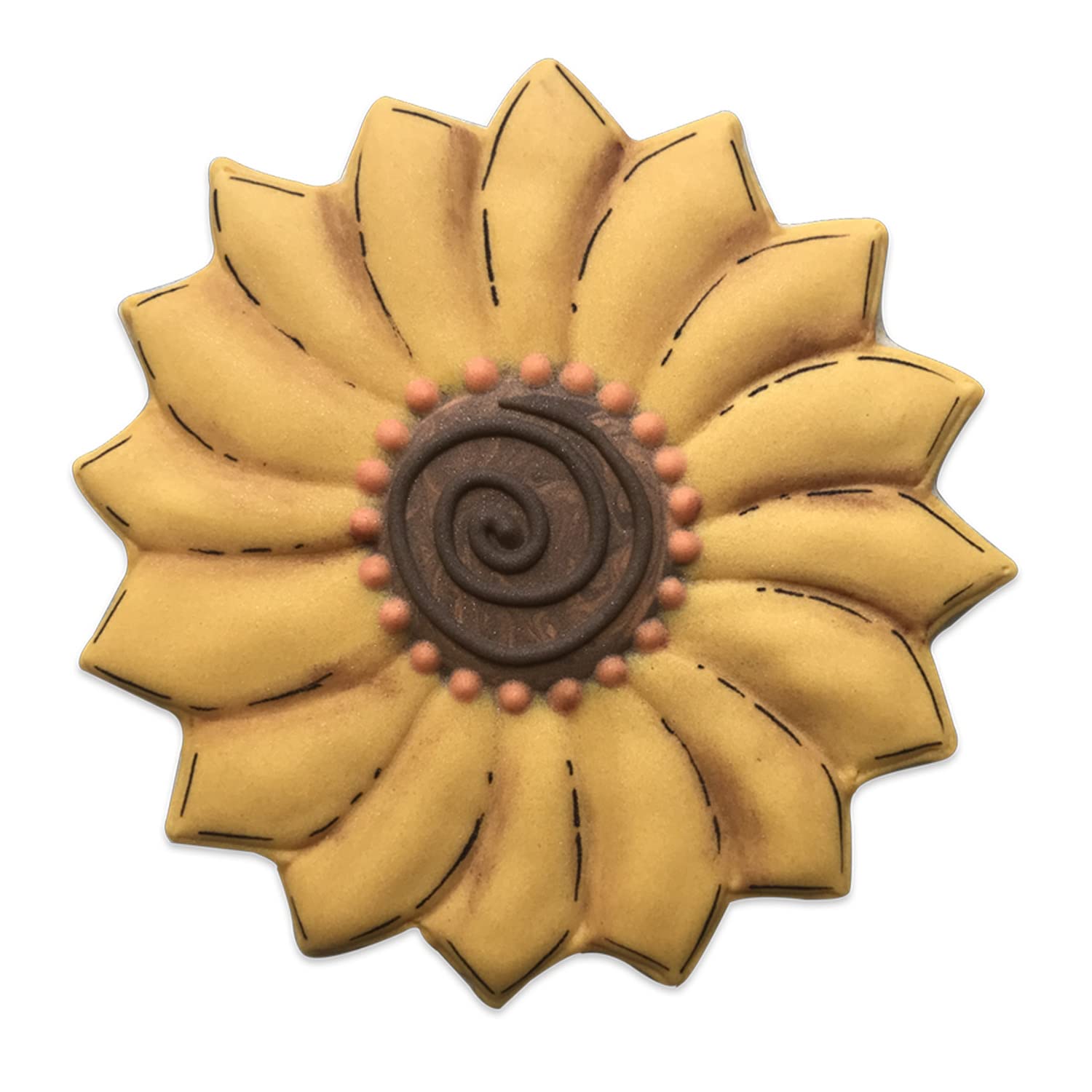 Liliao Sunflower Cookie Cutter - 3.8 X 3.8 Inches - Stainless Steel