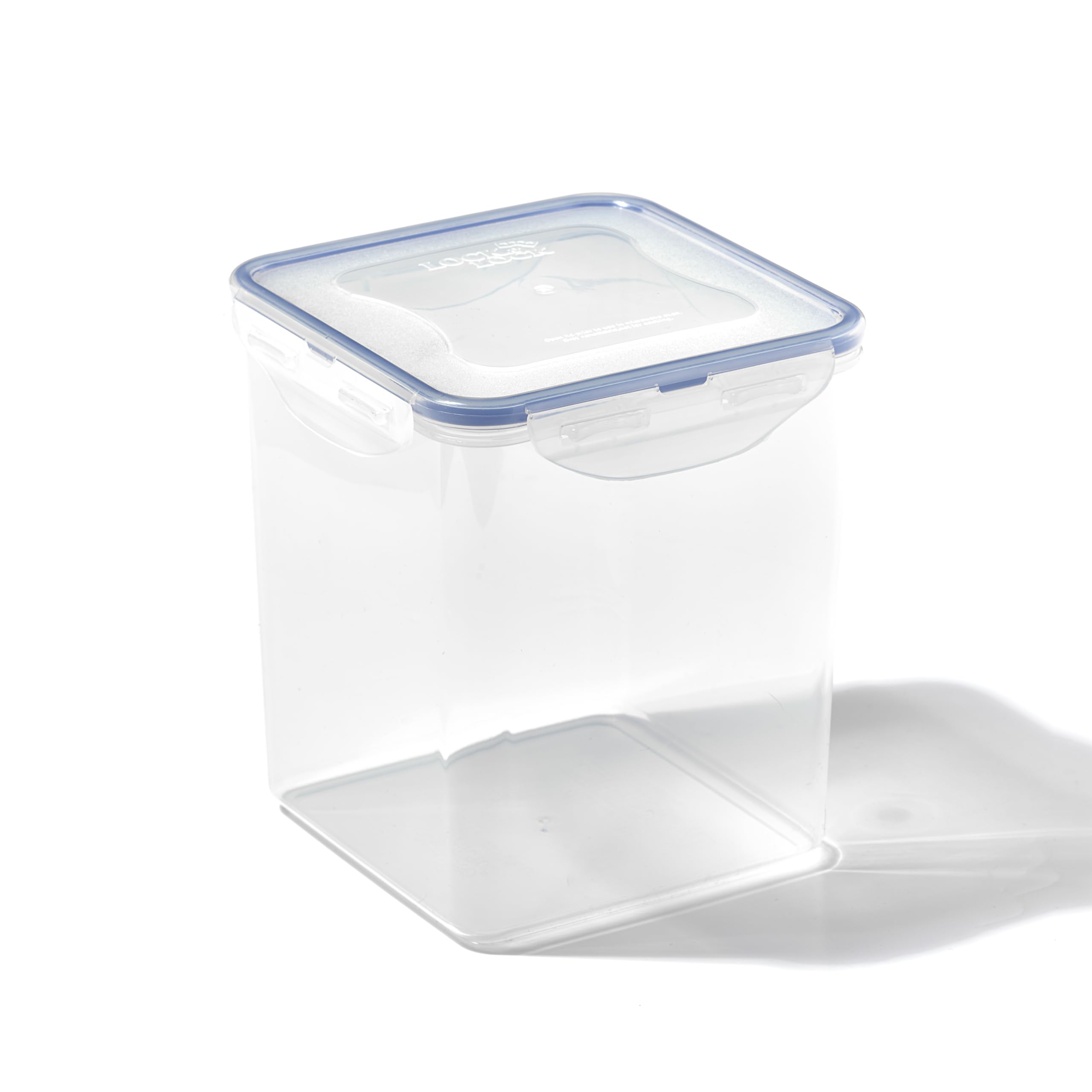 LocknLock Easy Essentials Food lidsPantry StorageAirtight containers  BPA Free  Square-11 cup-for Sugar  clear