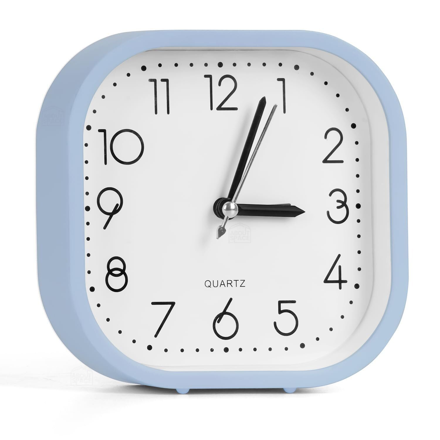 About Space Metal Alarm Clock-Analog Silent Vintage Clock,Alarm Clock For Heavy Sleepers-Battery Powered Table Clock For Study T