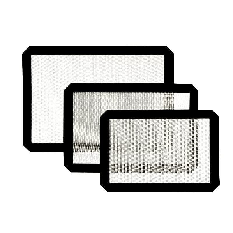 Silicone Baking Mat (S, M, L) With Measurement Indicators, Non-Slip Surface, And Pastry Mat Sheet For Dough Rolling - Perfect Fo