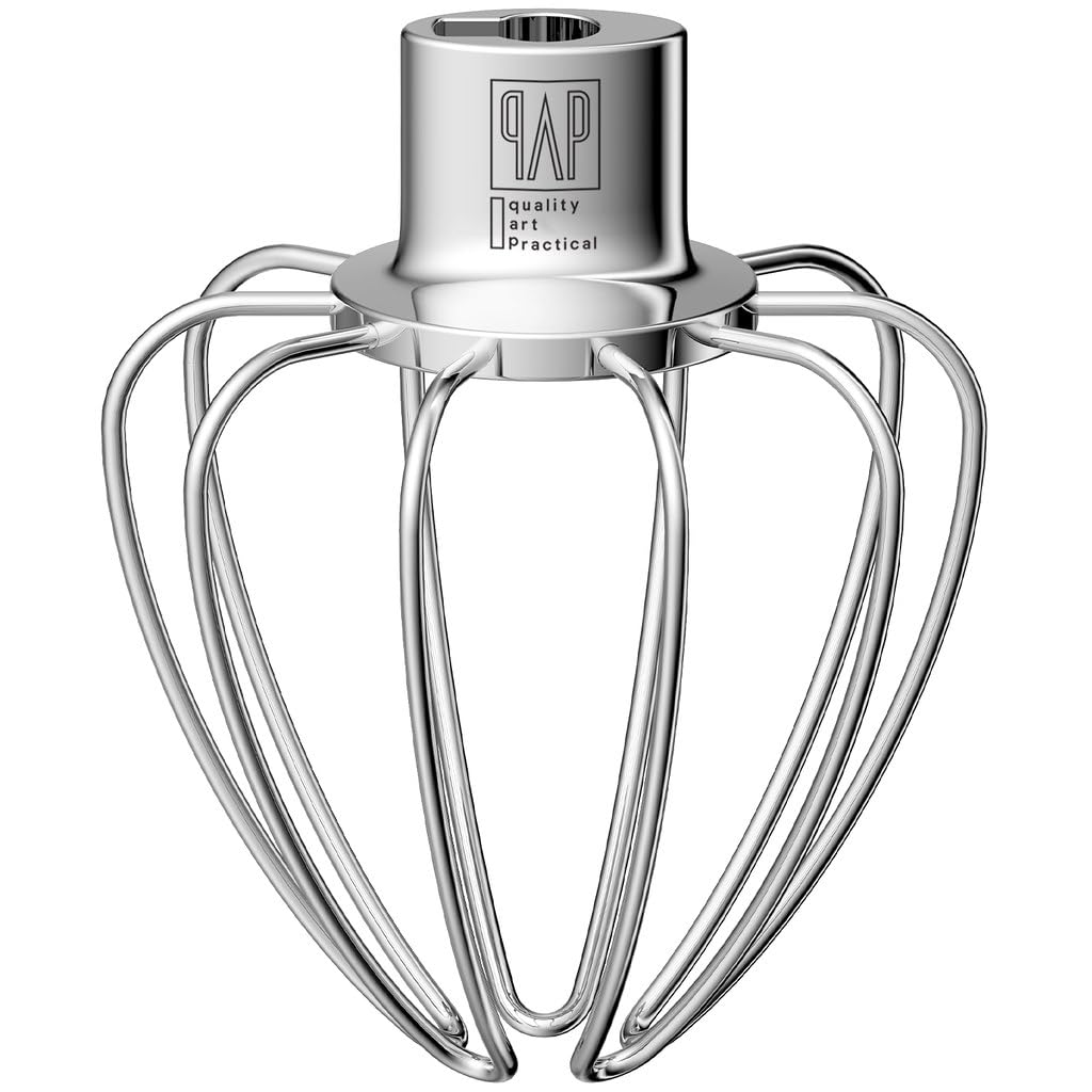 Heavy Duty Whisk Attachment For Kitchenaid Artisan Mini 3.5 Quart Tilt-Head Stand Mixers- Extra Thick Stainless Steel Wire Whip