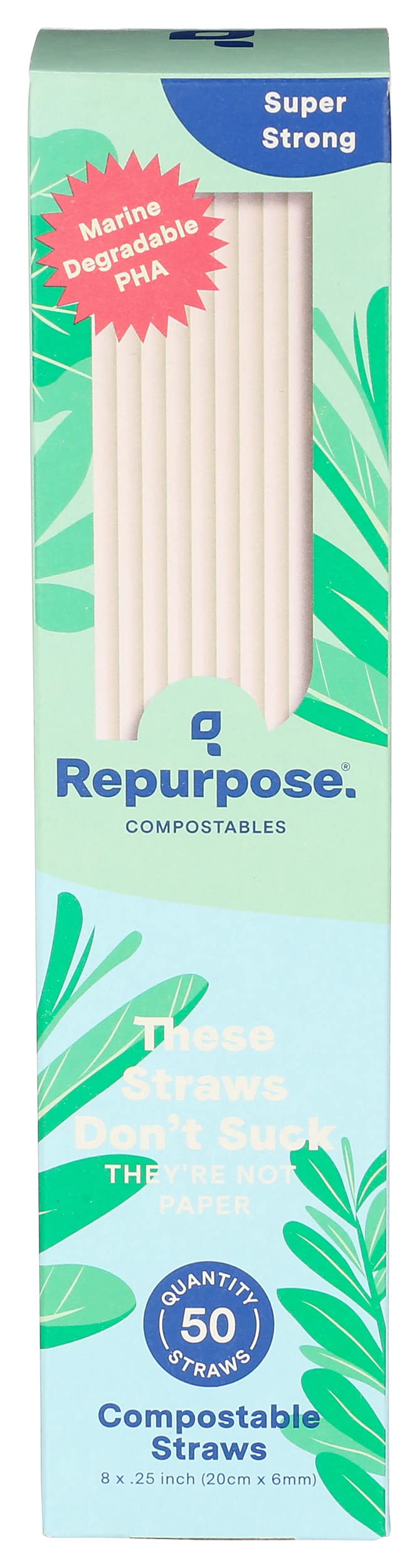 Disposable Straws, 50 Count