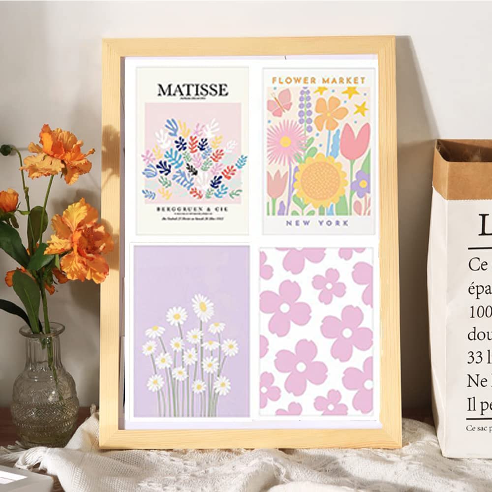 Bopart 70Pcs Wall Collage Kit Aesthetic Picures, Danish Pastel Room Decor Aesthetic Collage Picture Wall Decor For Teen Girls Ro
