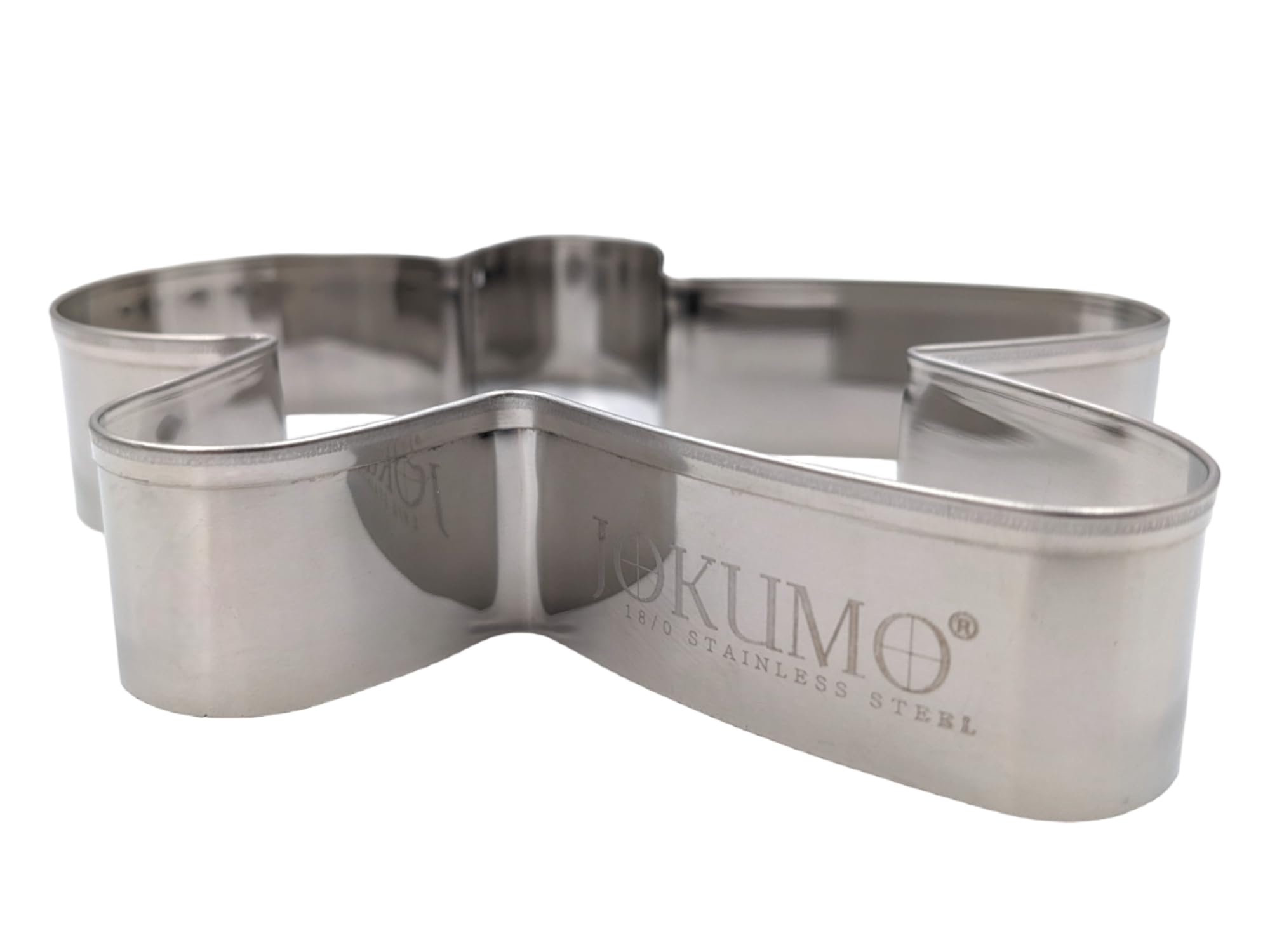 Jokumo Gingerbread Men Set Of 3 Cookie Cutter Set 4    Large Shape Cookie Cutter Mold - 18/0 Stainless Steel