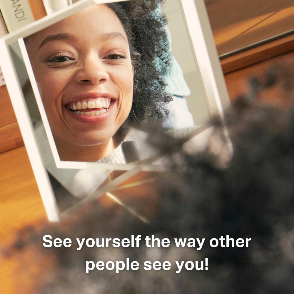 Realme V Non-Reversing Mirror - True Image, Unmatched Precision, Calibration Free, Slim Design For Makeup Vanity, 9'' Non-Revers