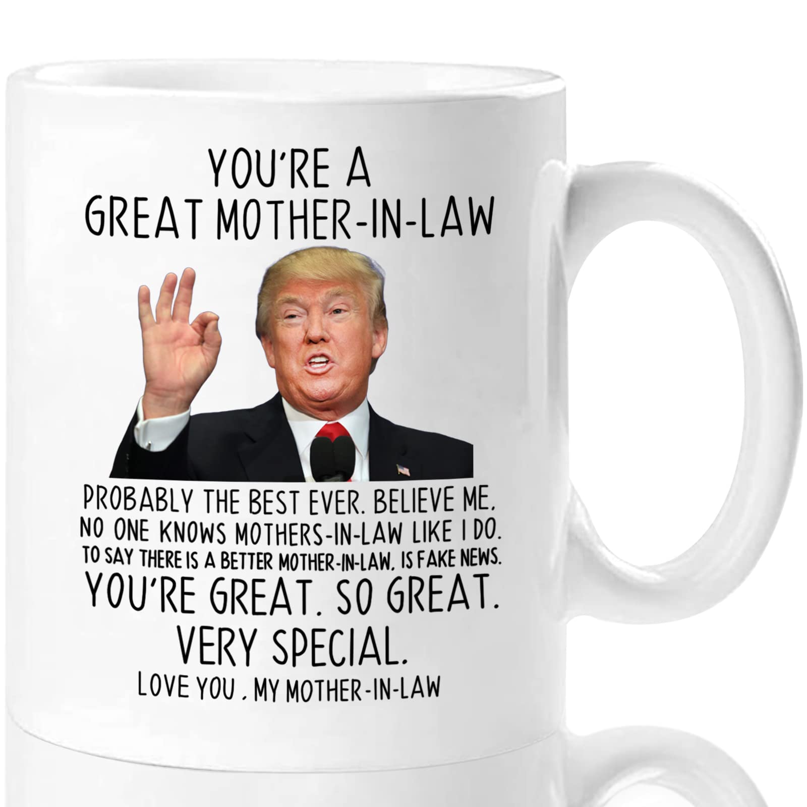Aurahouse Funny Gifts For Mother-In-Law, You 'Re A Great Mother-In-Law Coffee Mug 11 Oz, Mother-In-Law Birthday Gifts From Daugh