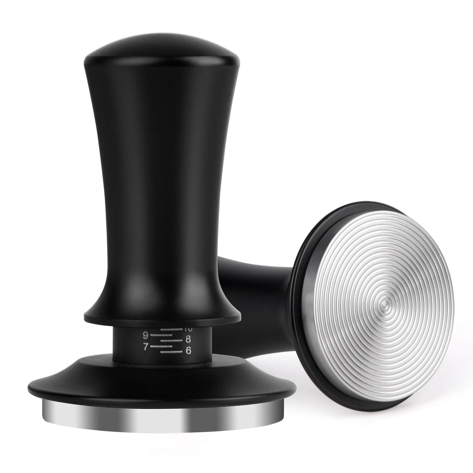 Attsky 51Mm Espresso Tamper, Coffee Tamper For Espresso Machine, Espresso Tamp With Spring Loaded Tamper, Depth-Adjustable Espre