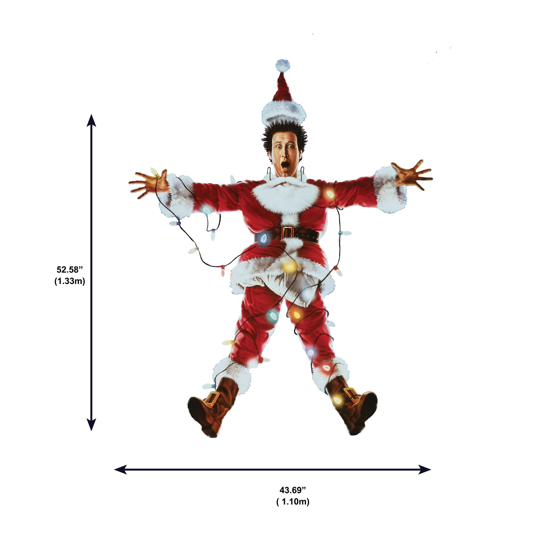 Roommates Rmk5410Gm National Lampoon'S Christmas Vacation Decal, Red