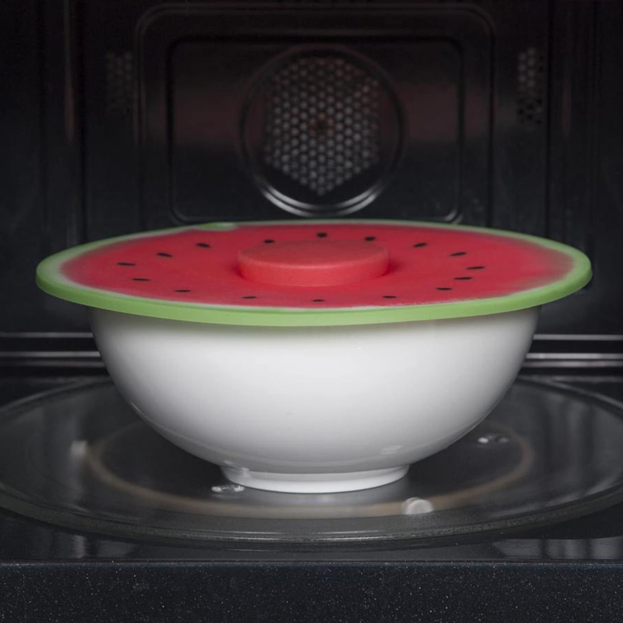 Charles Viancin - Watermelon Silicone Lid For Food Storage And Cooking - 11''/28Cm - Airtight Seal On Any Smooth Rim Surface - B