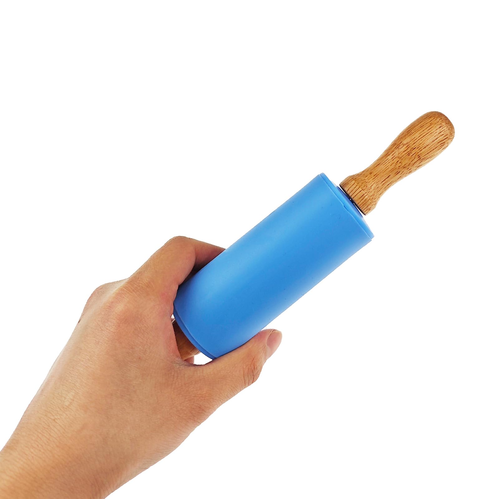 Miokun 12 Pack Small Rolling Pin For Kids, 9 Inch Kids Rolling Pin For Home Kitchen (6 Colors)