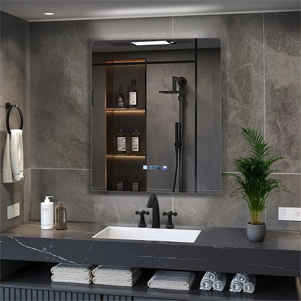 Lugano 30'' Wide x 32'' Tall LED Mirror w/ Defogger