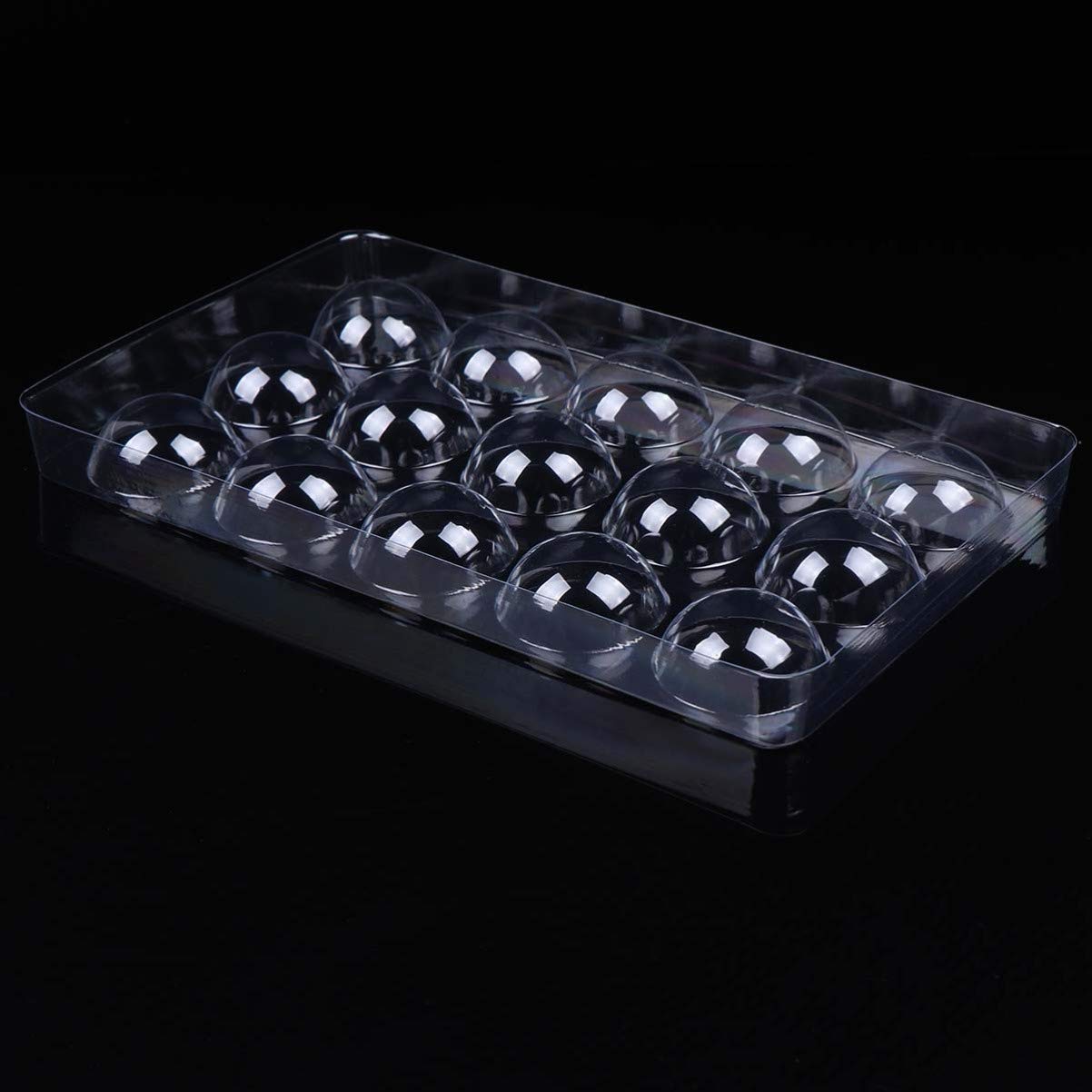 Hemoton 4Pcs Sugar Flower Drying Mold Fondant Shaping Tray Plastic Cake Decoration Baking Tools For Sugarcraft, Gum, Chocolate,