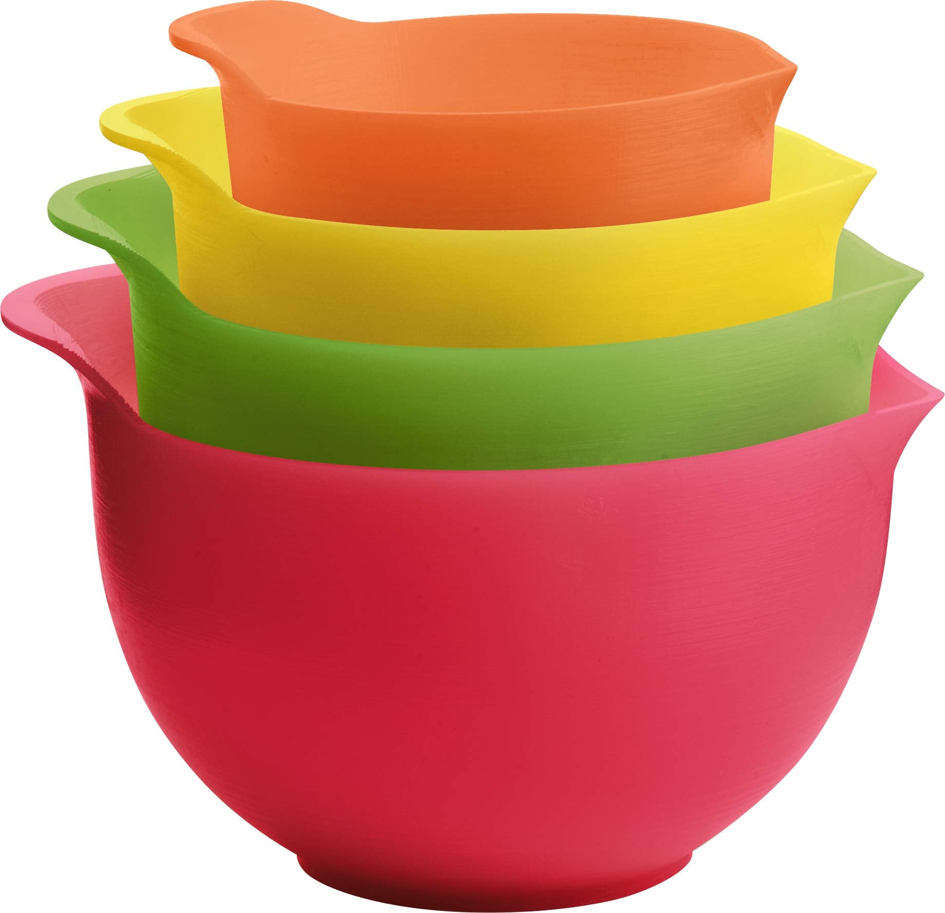 Trudeau Bamboo Melamine Measuring Cups, Set Of 4