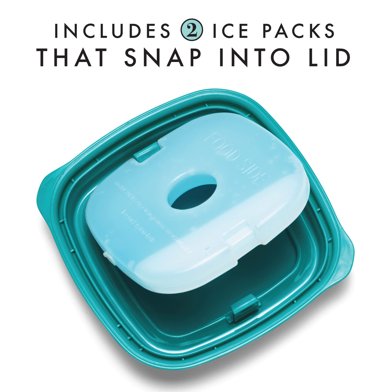 Fit & Fresh Small Plastic Containers With Lids 8 Oz, Small Snack Containers With Lids For Adults And Kids, Reusable Leakproof Dr