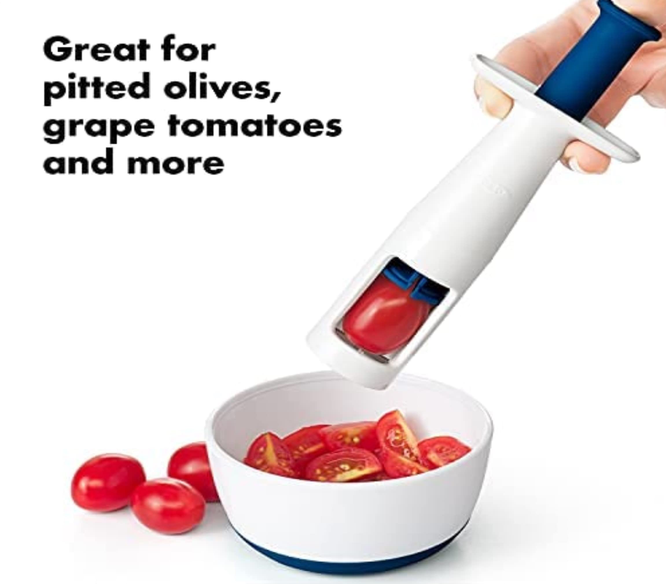 Oxo Tot Grape Cutter, Navy