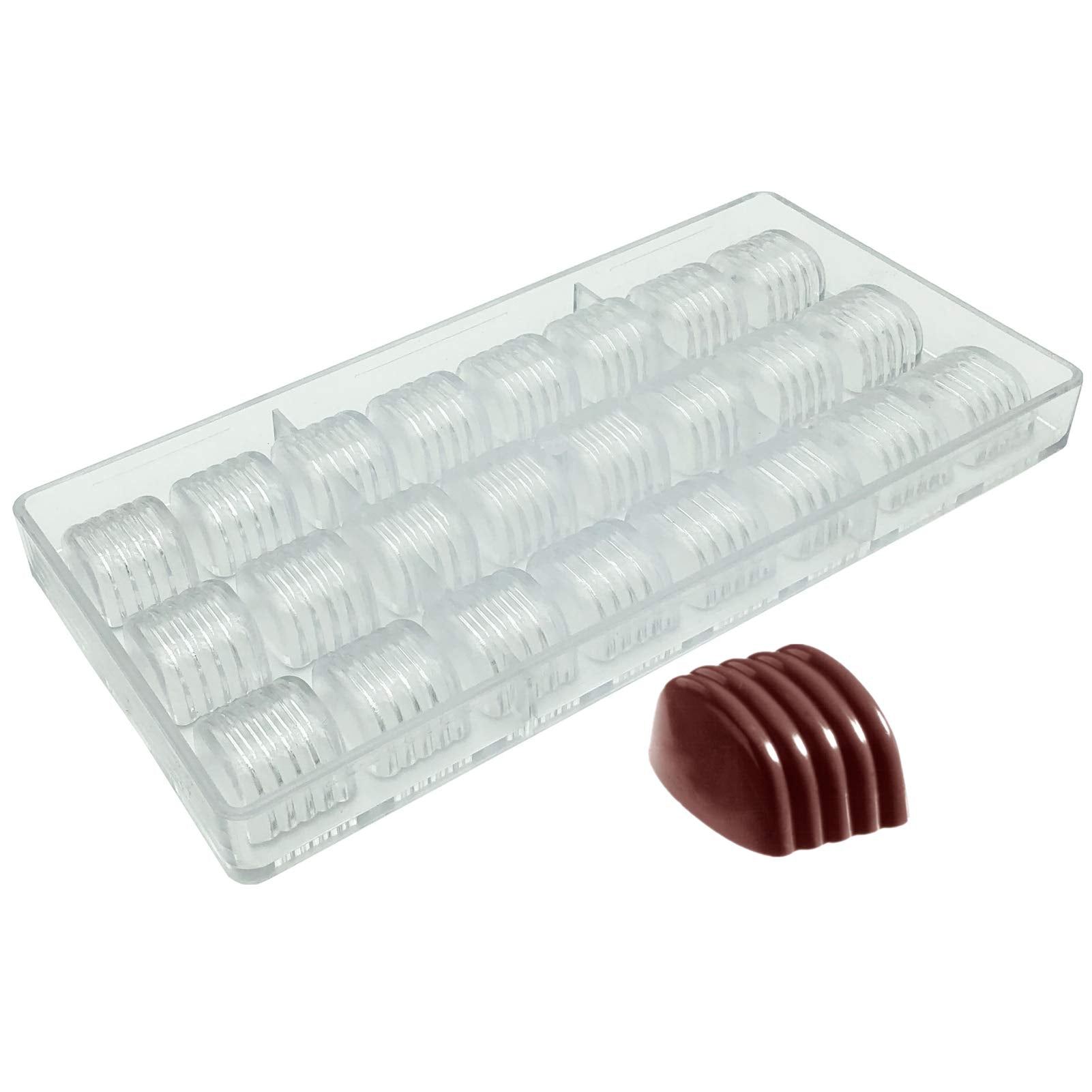 Screw Thread Shaped Candy Mould Diy Polycarbonate Chocolate Mold Jelly Mould Baking Tray