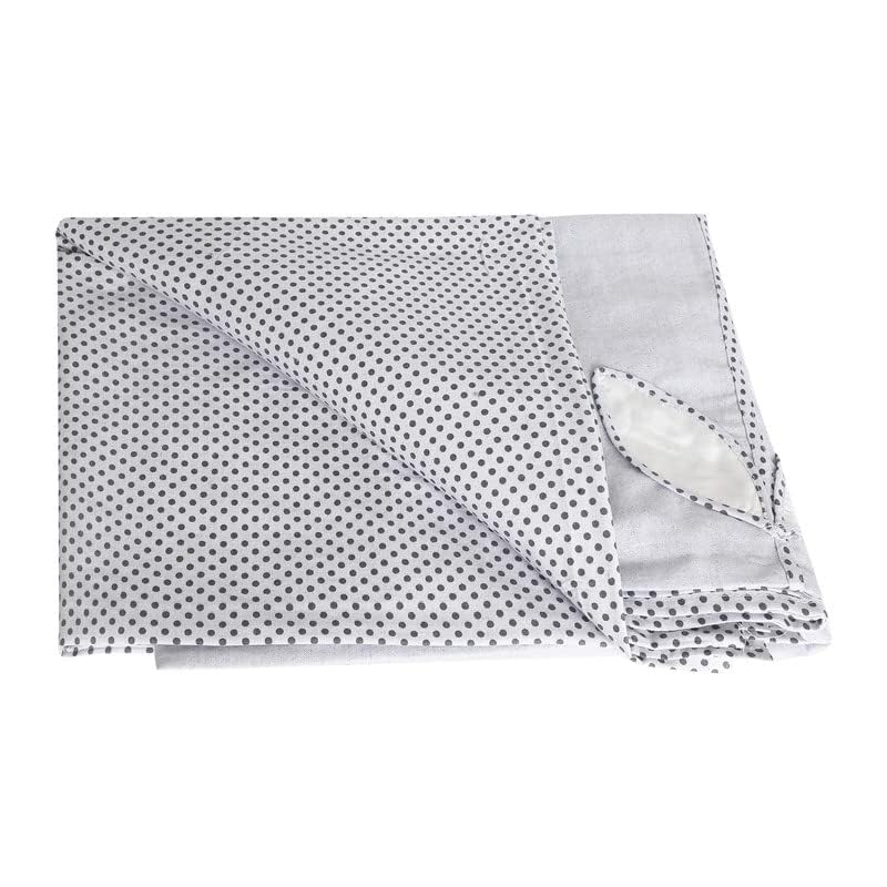 Vhc Grey Chicken Patch Cotton Double Bedsheets Bed Cover With 2 King Size Pillow Cover | Soft Wrinkle Free Easy Care | Size 90 *