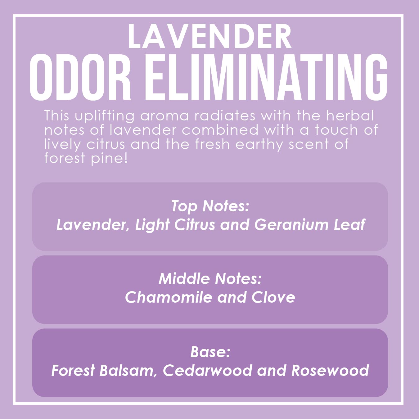 Lavender Odor Eliminating Highly Fragranced Candle - Eliminates 95% of Pet, Smoke, Food, and Other Smells Quickly - Up to 80 Hou