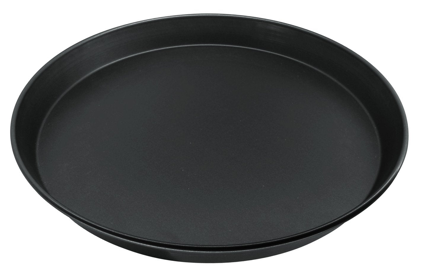 Zenker Baking tray round 30 cm from the Pure series, pizza and pieplate (colour: black), quantity: 1 piece.