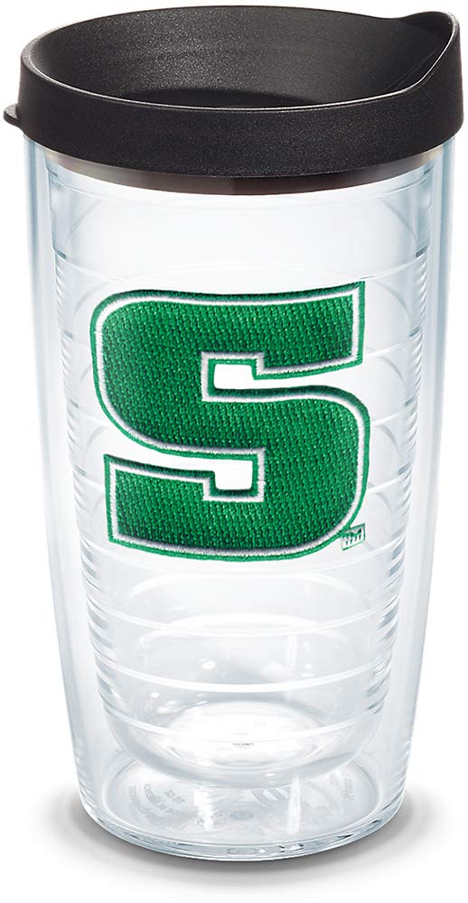 Tervis Slippery Rock University Logo Tumbler With Emblem And Black Lid 16Oz, Clear