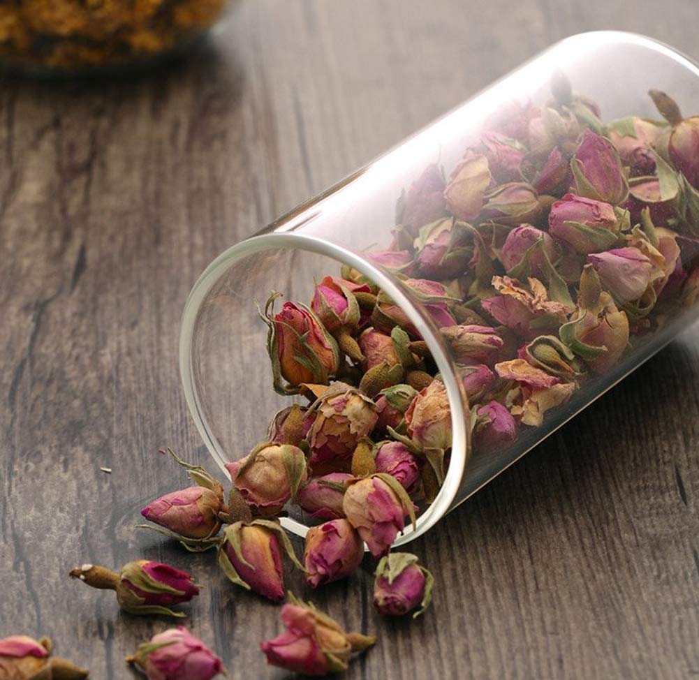 Bamboopack 2 Pcs 300Ml 10Oz Clear Glass Food Storage Containers Jar Canister With Cork Lid Ideal For Storage Candy Snacks Rice D