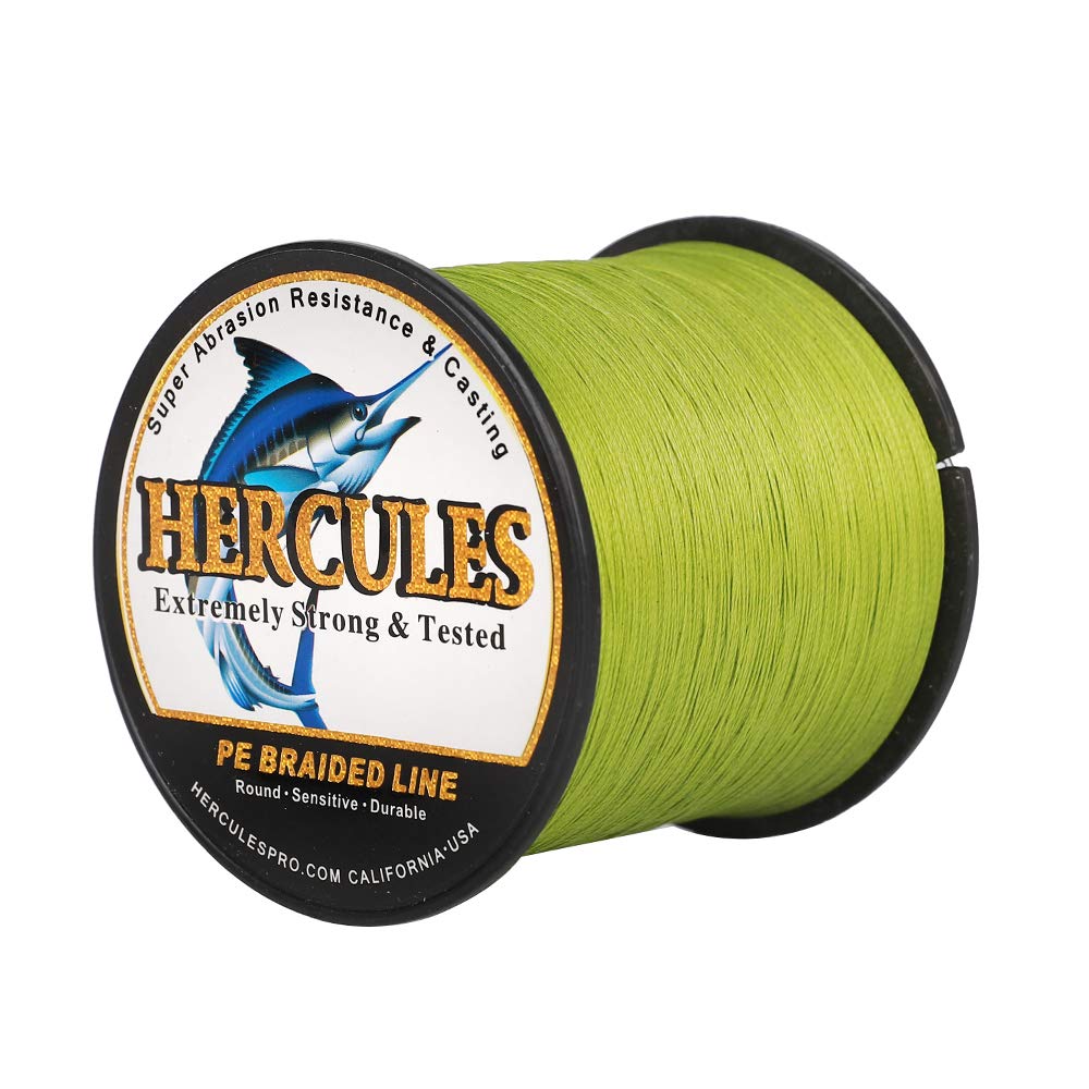 Hercules Super Cast 500M 547 Yards Braided Fishing Line 40 Lb Test For Saltwater Freshwater Pe Braid Fish Lines Superline 8 Stra