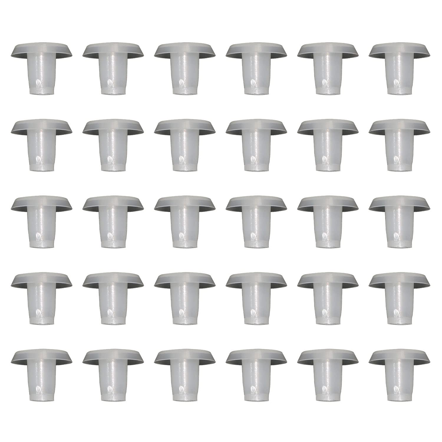 MEETOOT 30pcs Vertical Blinds Bottom Rail Button Plugs Blinds Bottom Rail Ladder Cord for Home, Shop, Office, etc.