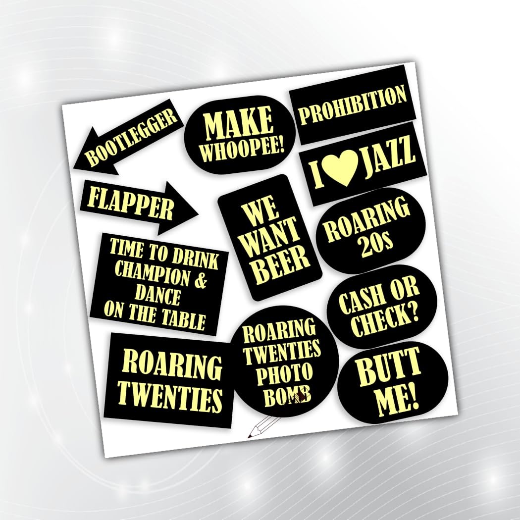 PartyStuff Props  Party Speech Bubbles 18 (12 Piece)