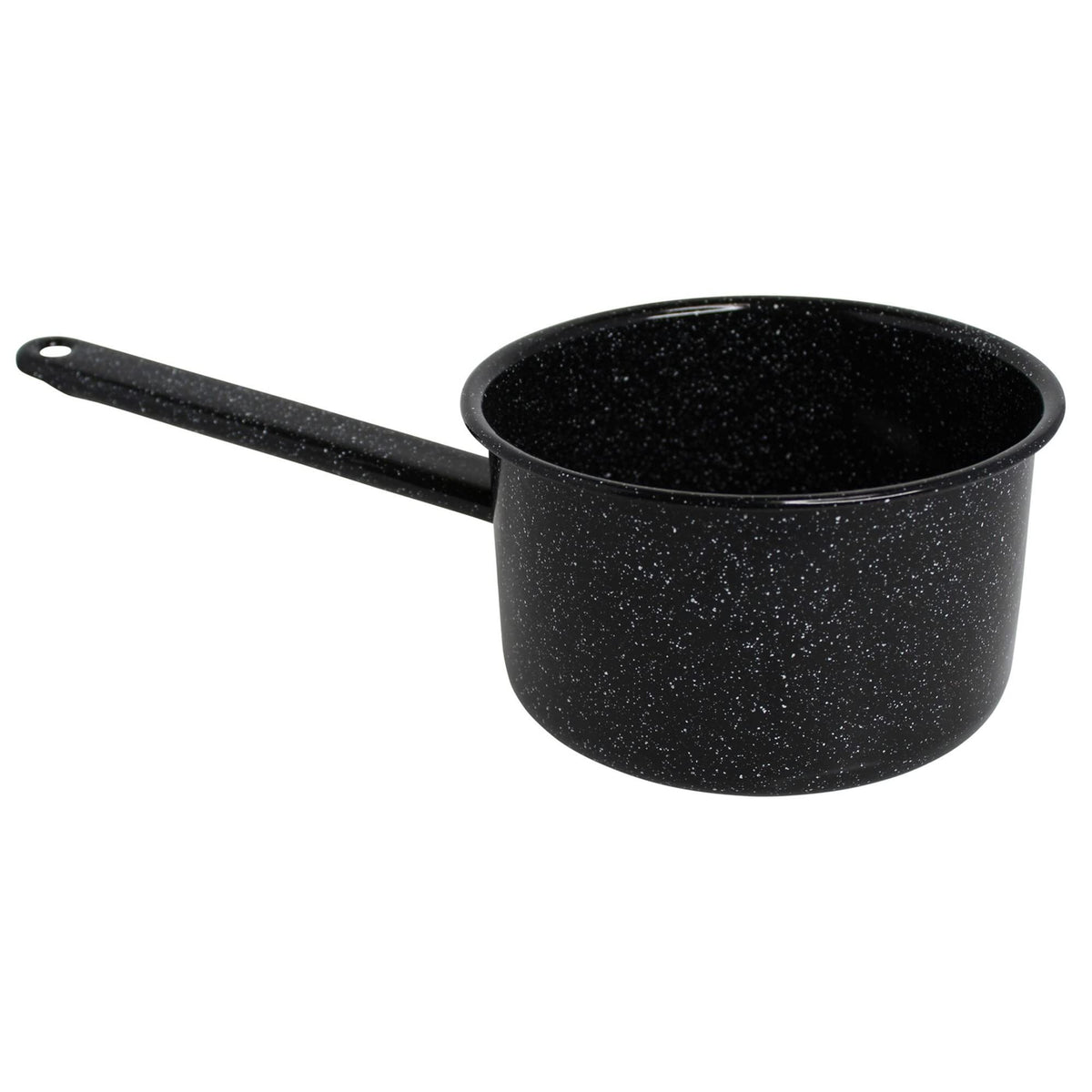 Mirro 1 Quart Enamel Sauce Pan With Speckled Finish