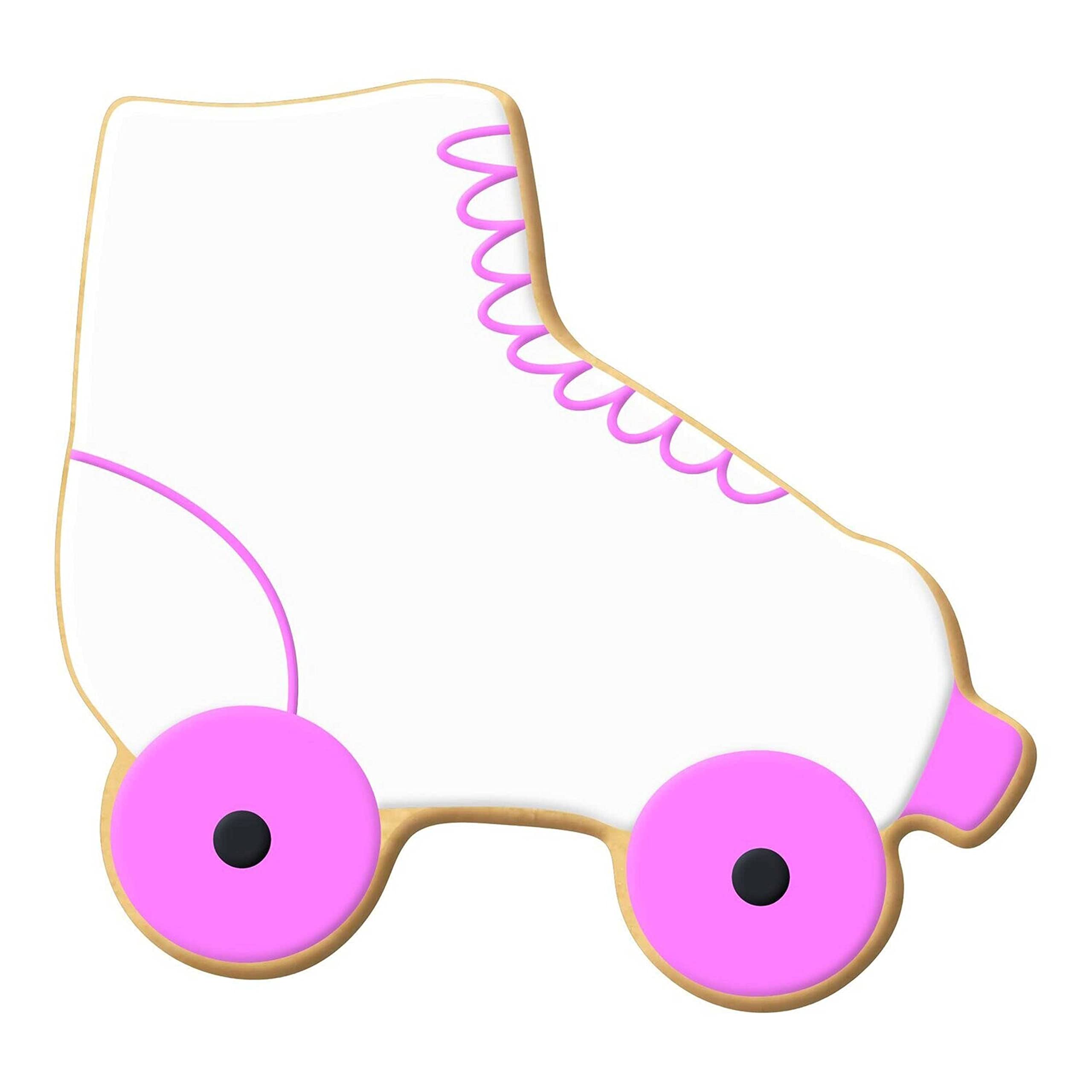 Foose Cookie Cutters Roller Skate Cookie Cutter 3.75 In, Tin Plate Steel, Handmade In Usa