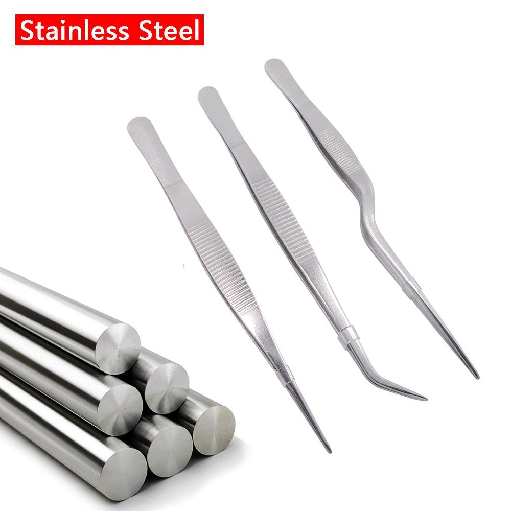 Teanfa Cooking Tweezers Precision Tongs