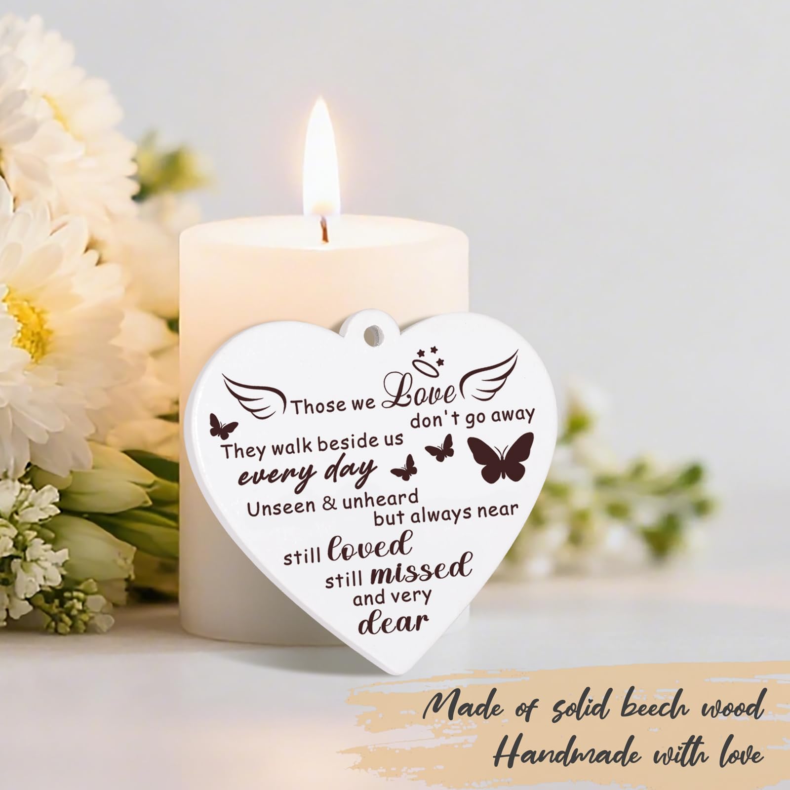 Boiveco Sympathy Gifts for Loss of Loved One, Memorial Gift for Loss of Mom Dad Memorial Picture Frame, Bereavement Remembrance