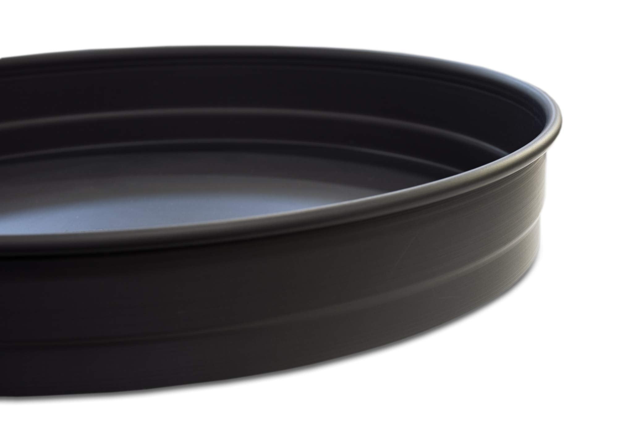 Lloydpans Chicago Style Deep Dish Stacking Pizza Pans, Pre-Seasoned Tuff Kote (1, 14 X 2.25 Inch)