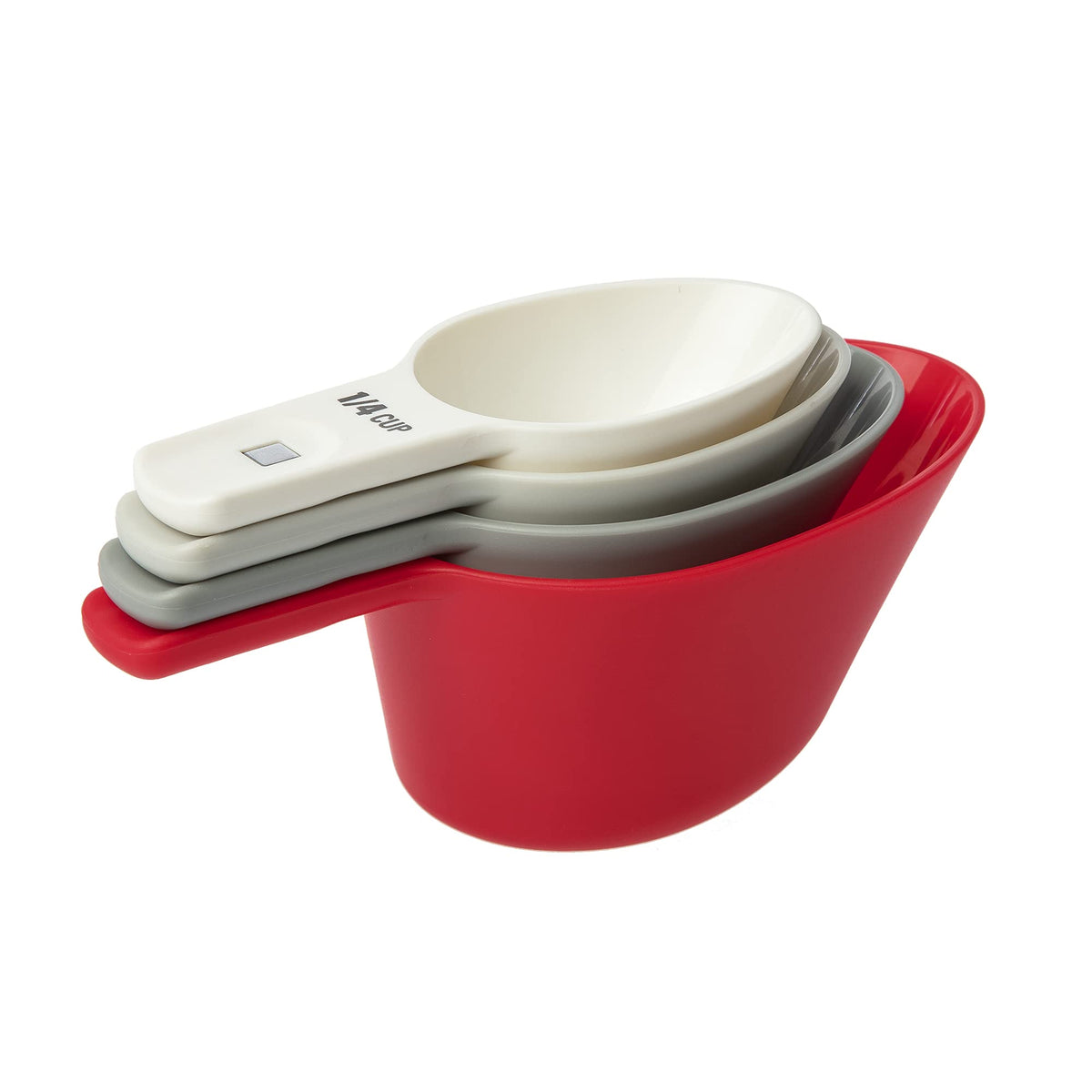 Magnetic Measuring Cups/Scoops Set/4,White