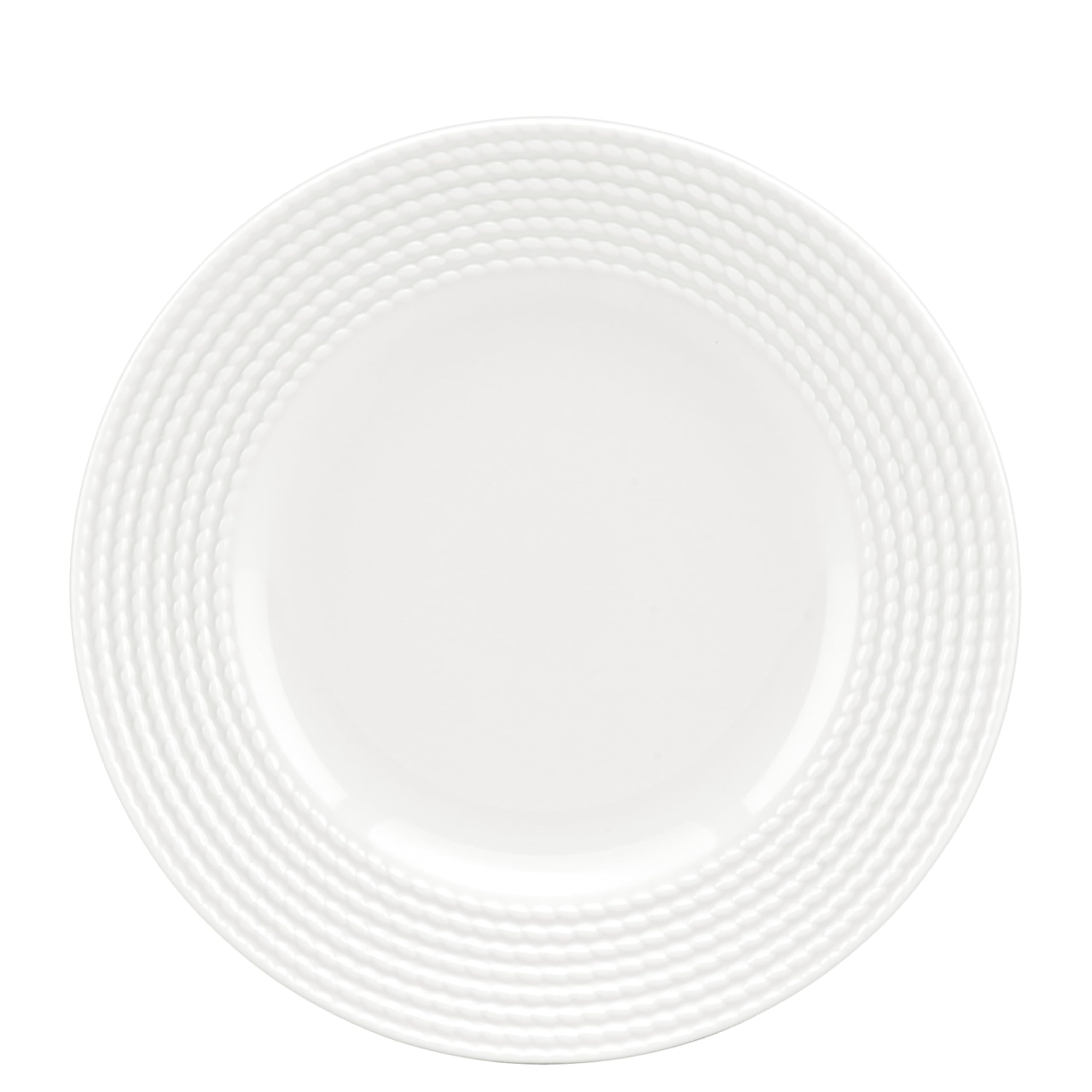 Kate Spade New York Wickford Accent Plate, 1.15 LB, White