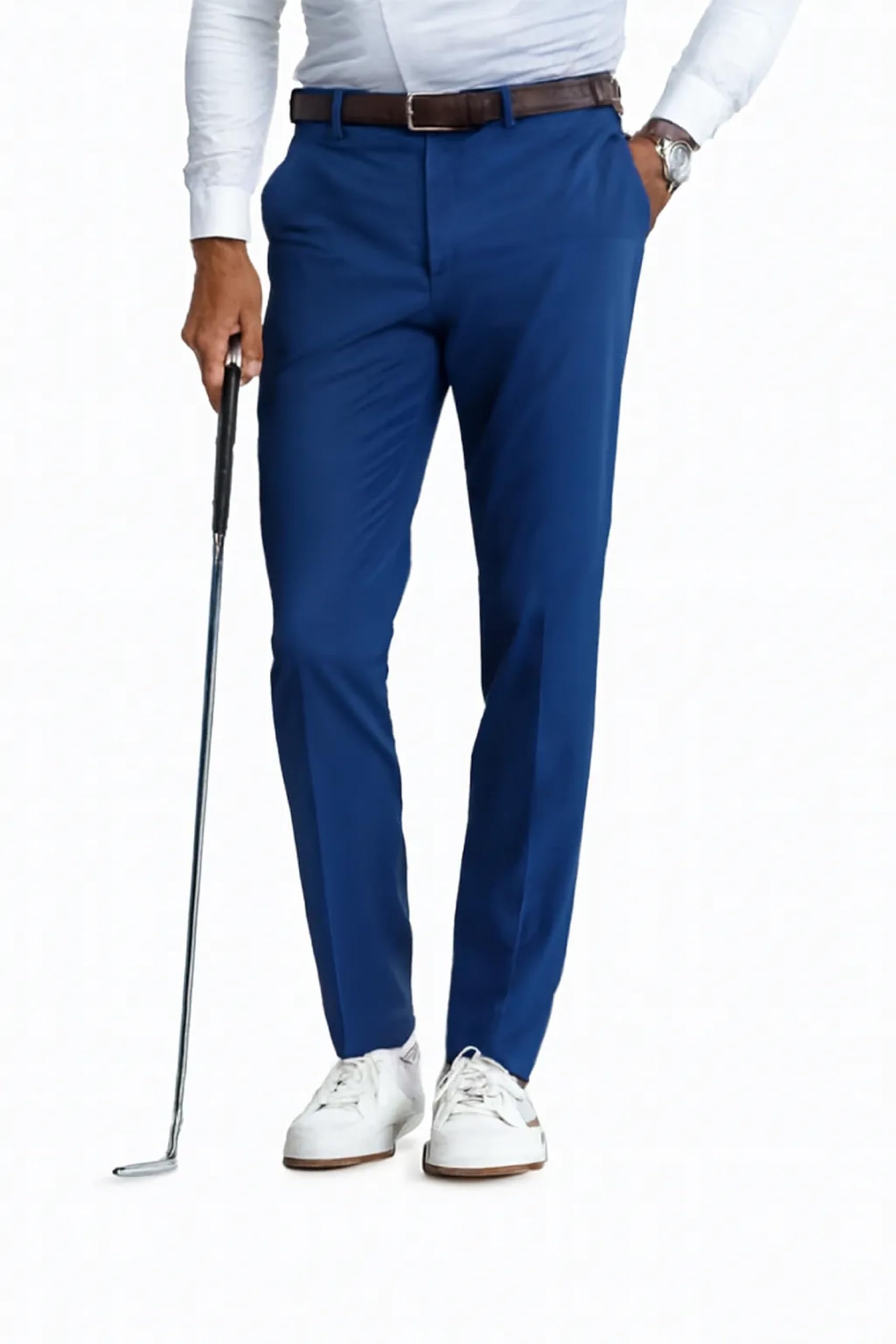 Tommy Hilfiger Mens Classic Stretch Chino Pants, Navy, 30W X 32L