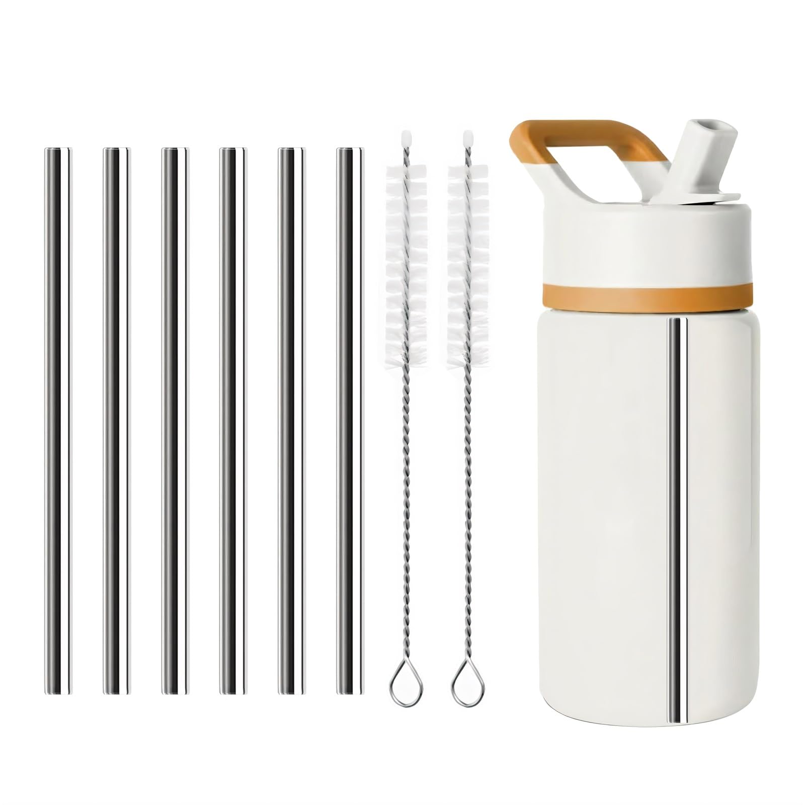 Metal Straw Replacement for Simple Modern Kids 14oz Water Bottle