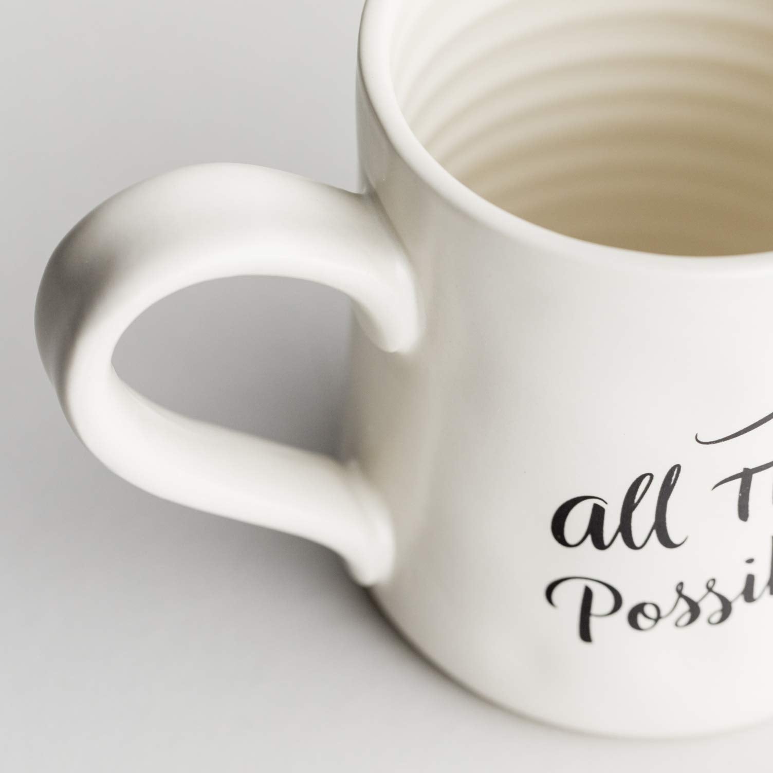 DaySpring - All Things Possible - Inspirational Hand-Thrown Ceramic Mug (71456)
