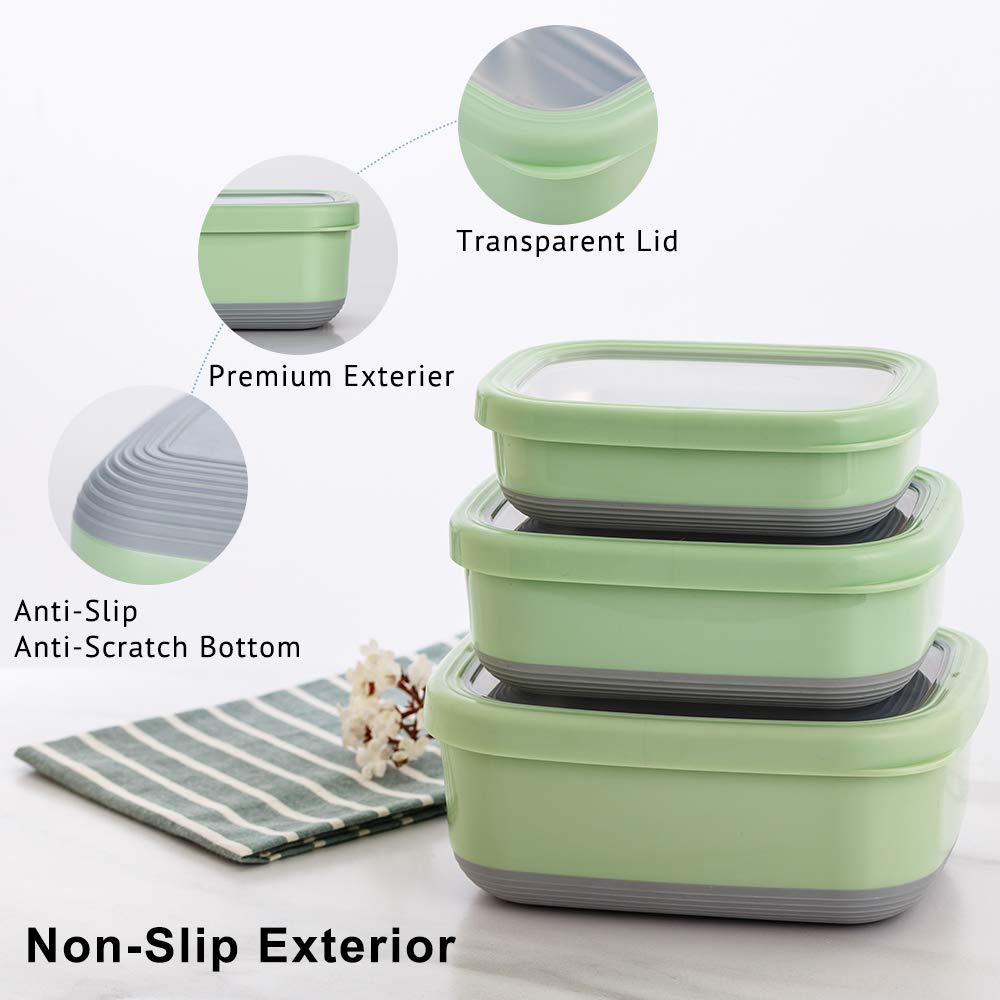 Lille Home Leak Proof Container Stainless Steel - Snack Stainless Steel Container - Ideal For Educational Settings & Daycare - D