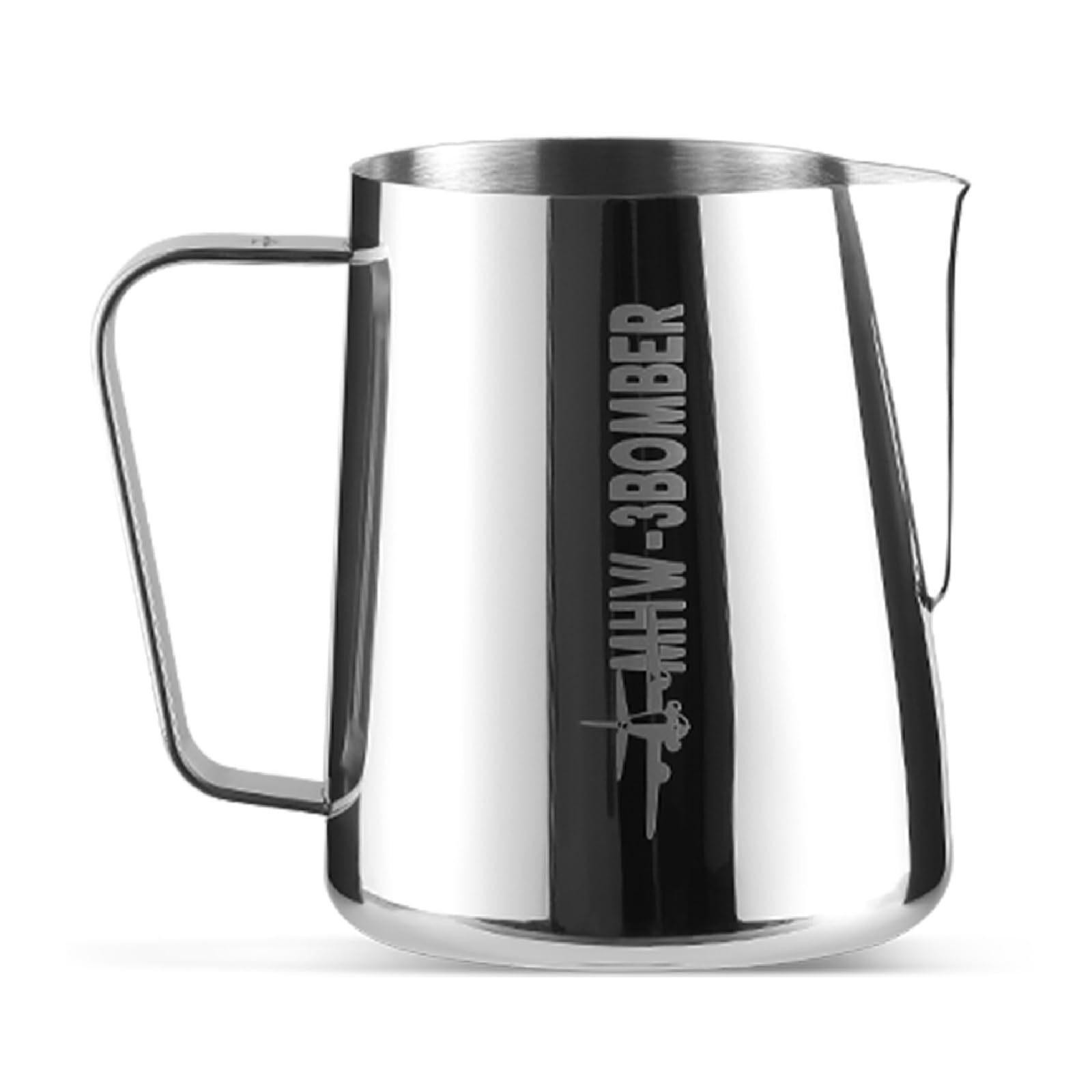 Mhw-3Bomber Milk Frothing Pitcher, 20Oz/600Ml Milk Frother Cup For Barista, Sus304 Stainless Steel Espresso Steaming Pitchers Fo
