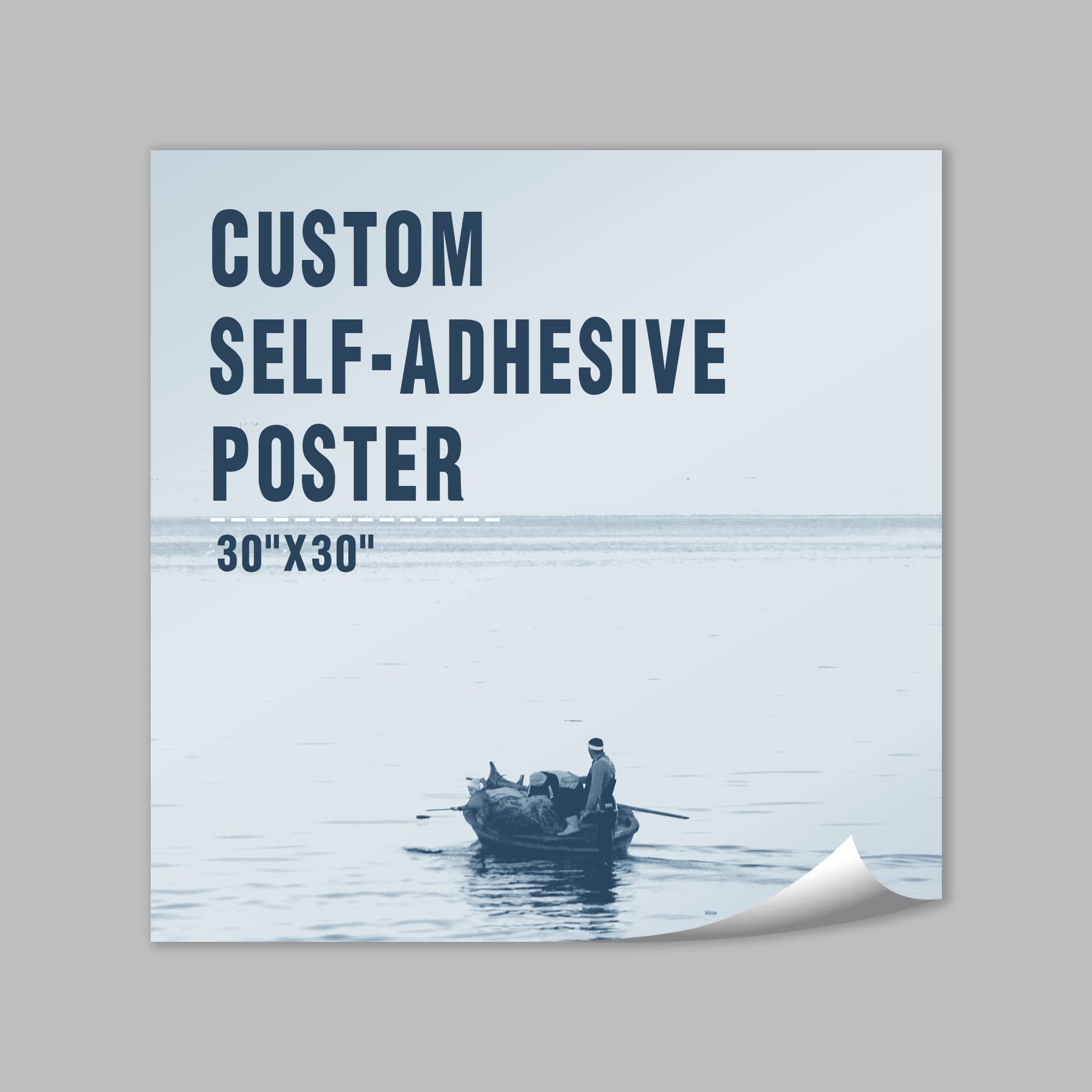 Wall26 Custom Poster Prints - Upload Your Image/Photo, Personalized Photo To Self-Adhesive Poster Printing, Durable And Waterpro