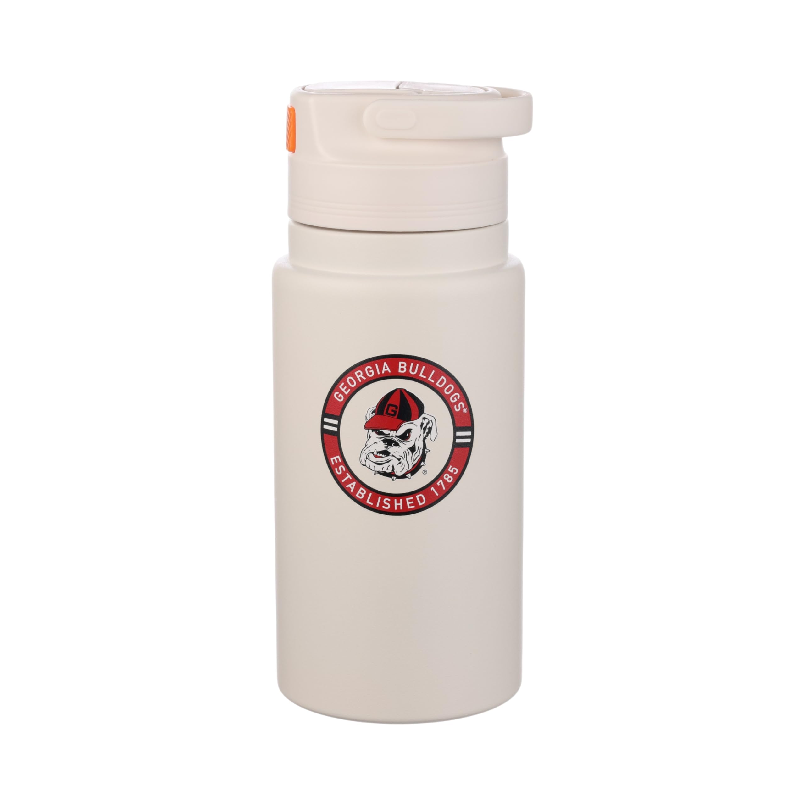 The Memory Company Officially Licensed 26oz Water Bottle with Flip Up Lid, University of Georgia