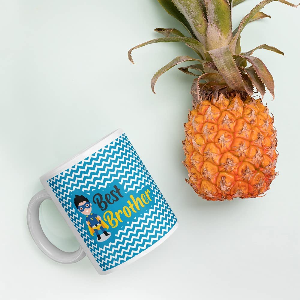 bestylishart Ceramic Best brother Coffee Mug Rakhi Gift Set for Brothers and Sister on Raksha Bandhan