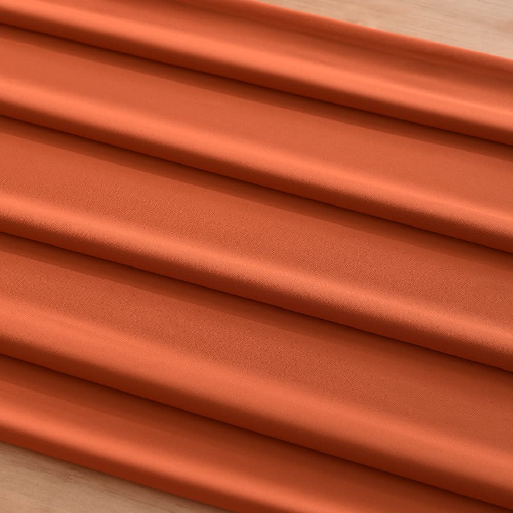 Socomi 14Ft Terracotta Chiffon Table Runner 29X170 Inches Sheer Wedding Runner Romantic Rustic Table Runner For Easter Thanksgiv