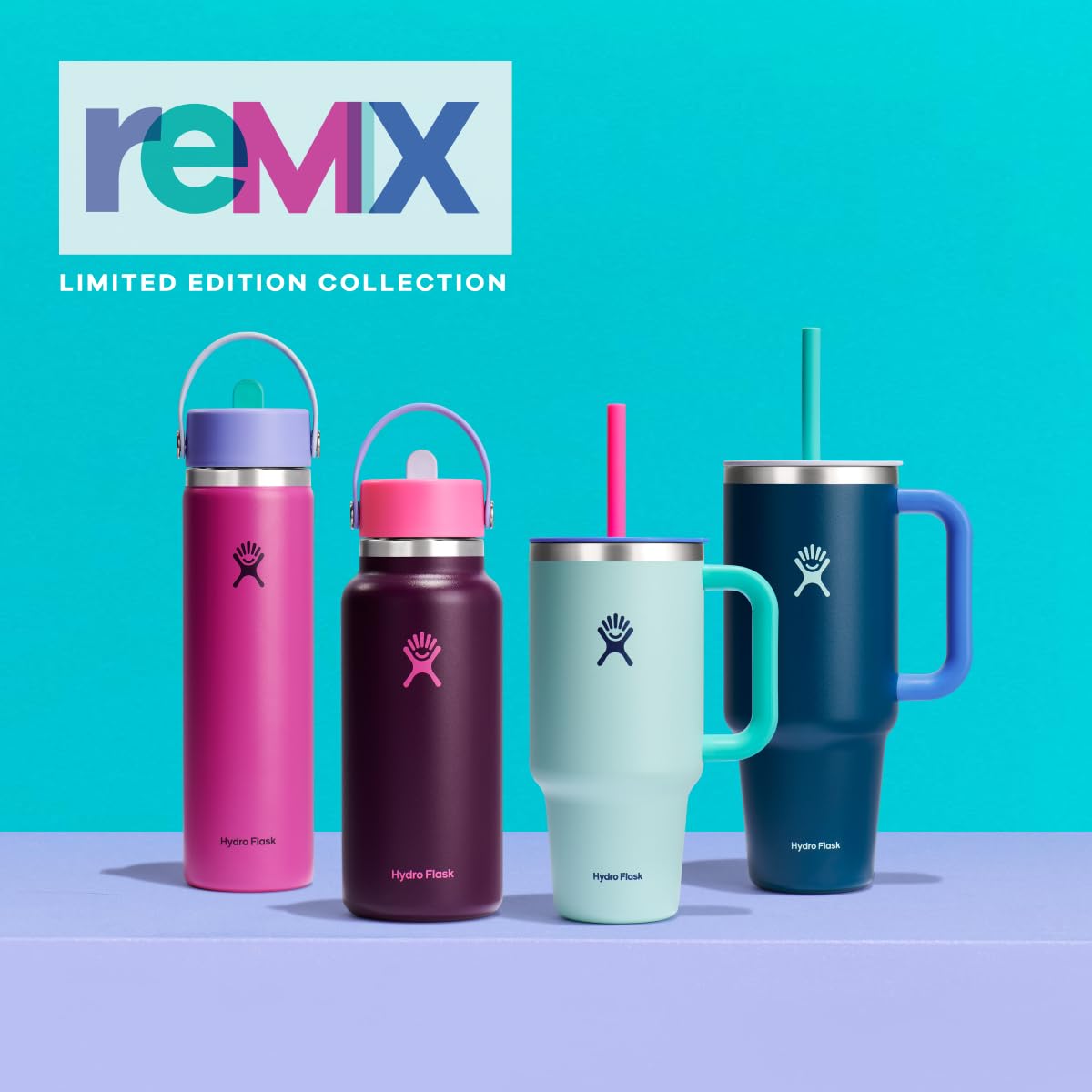 Hydro Flask 32 Oz Wide Flex Straw Cap Holiday Punch