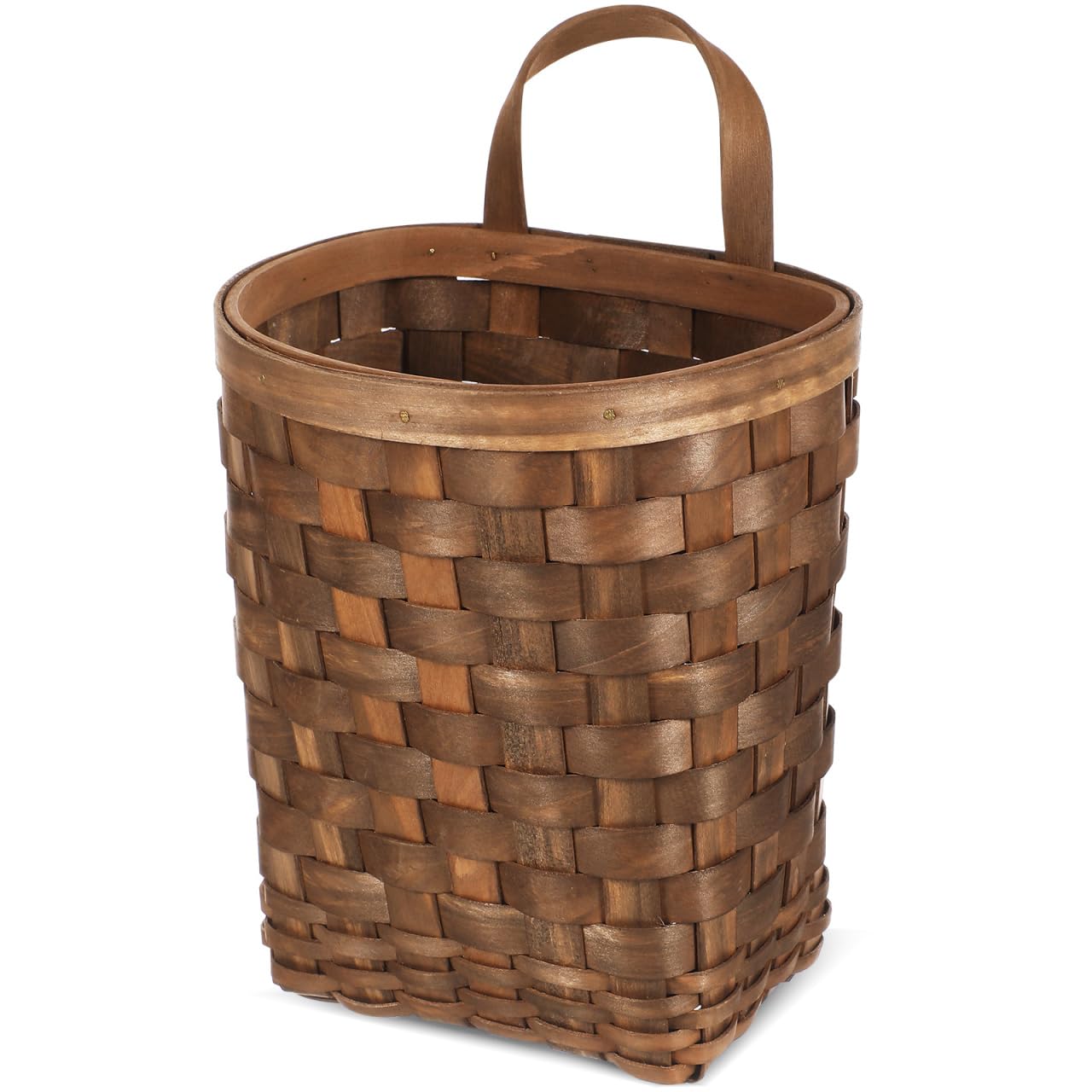 Cabilock Hanging Woven Wicker Basket for Wall, Wall Storage Basket