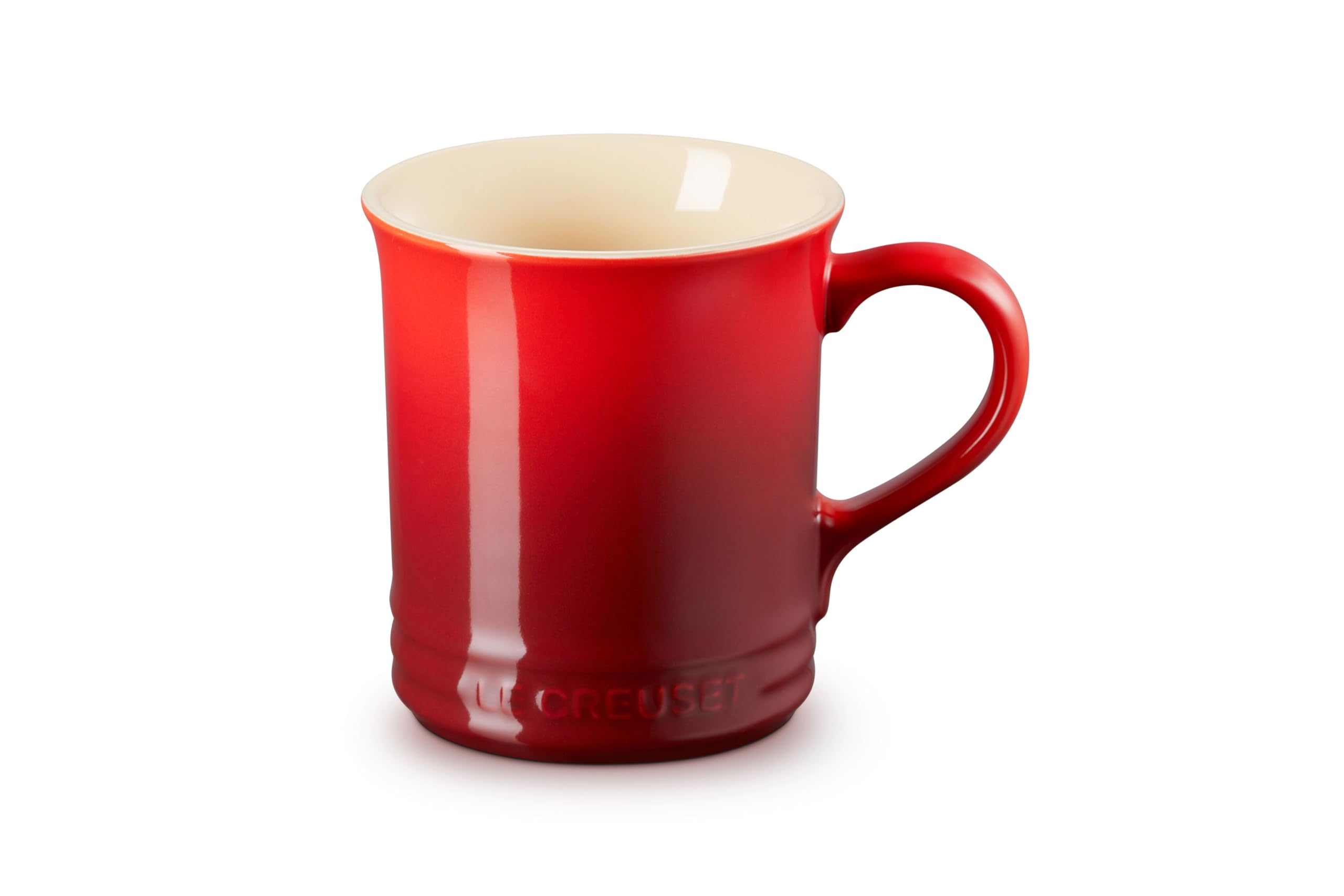 Le Creuset Stoneware Vancouver Mug, 14 Oz., Cerise